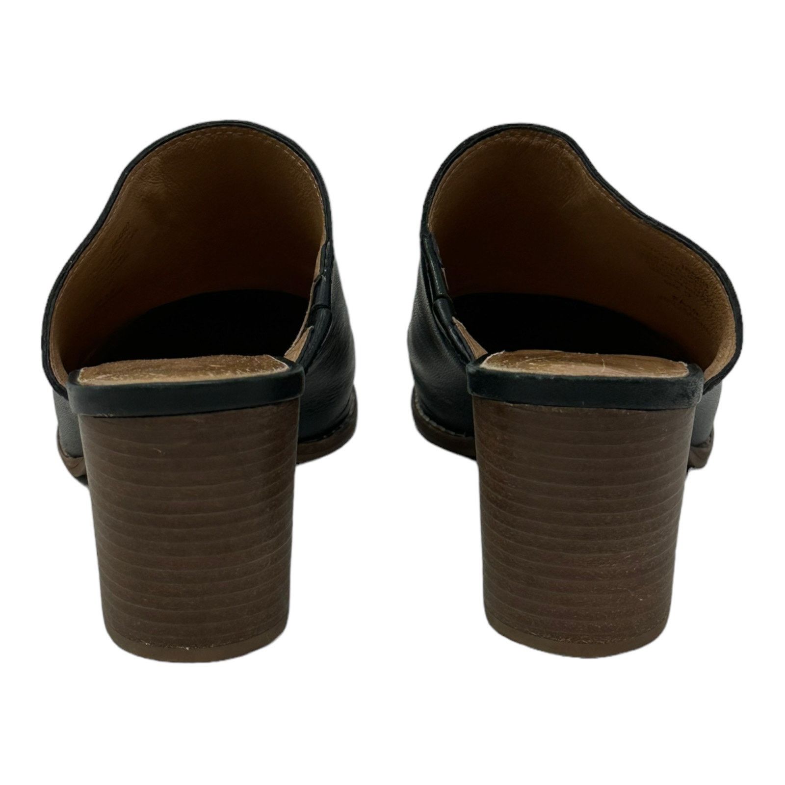 Madewell Madewell black leather block heels mule shoes size 9 Size US 9 / IT 39 - 8 Thumbnail