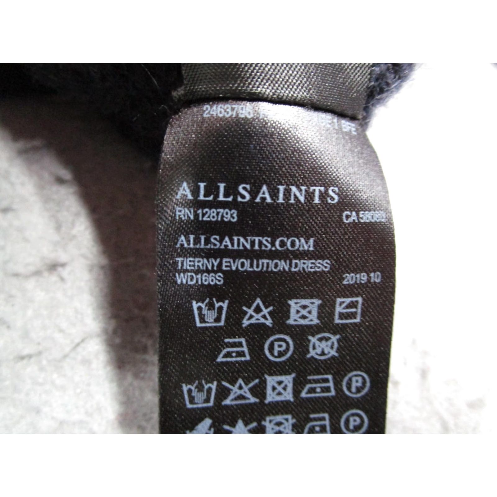 Allsaints VINTAGE AllSaints Sweater Womens Small Dark Blue Tierny Evolution Knit Yak Wool Blend Size S / US 4 / IT 40 - 4 Thumbnail