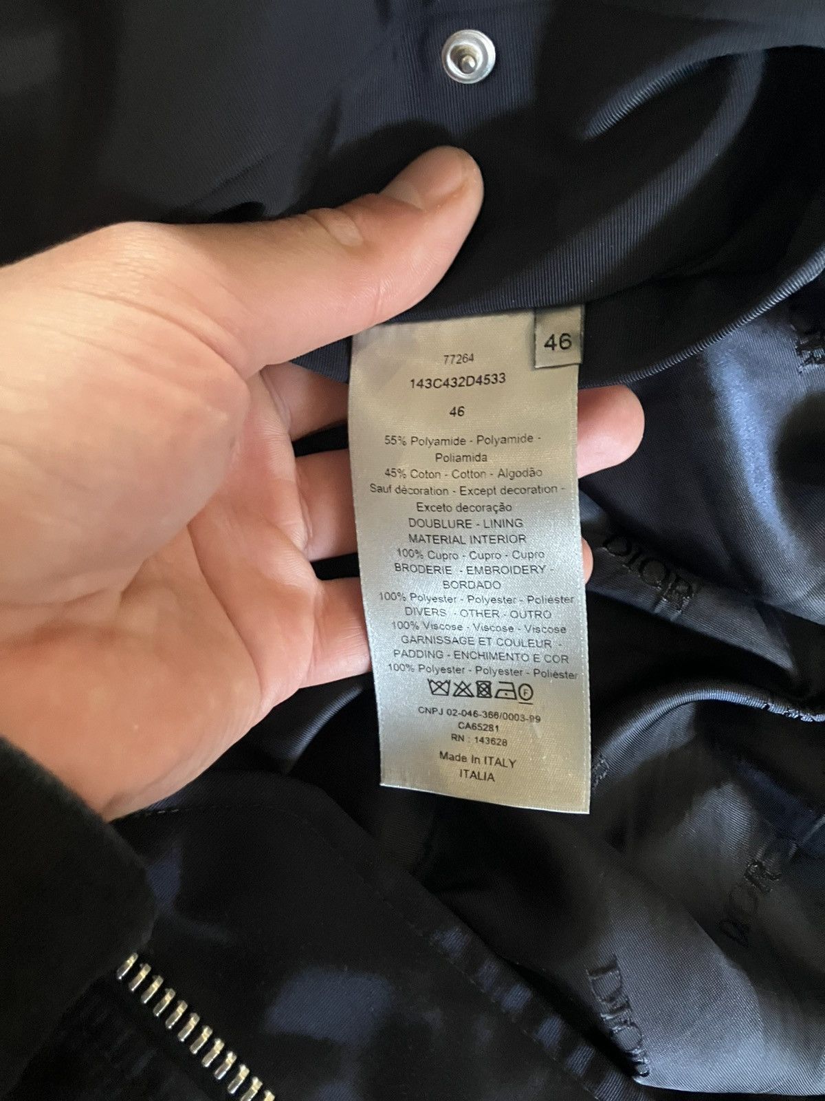 Christian Dior Monsieur × Dior × Kim Jones Dior Bomber Couture Size US S / EU 44-46 / 1 - 5 Thumbnail
