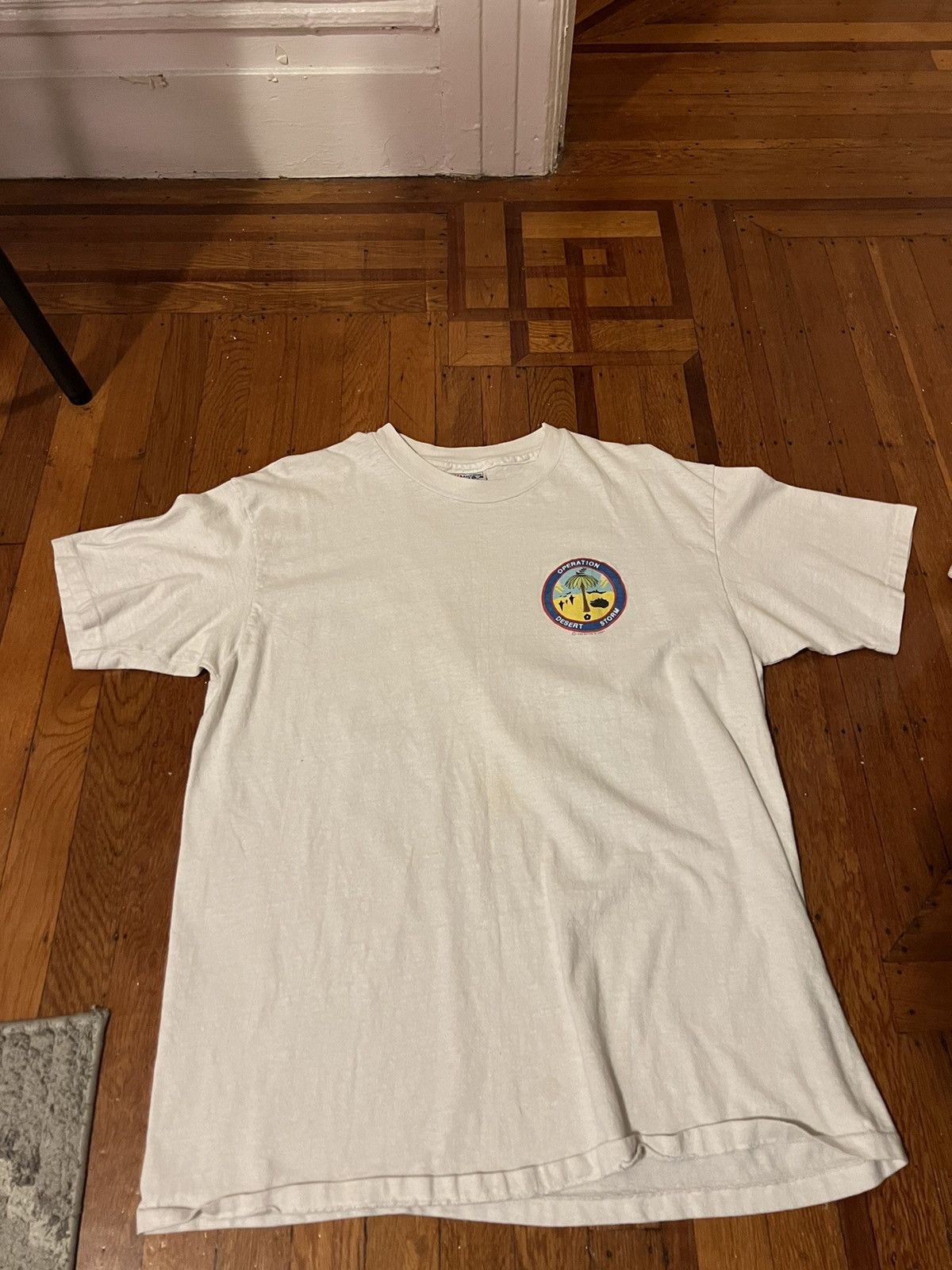 Hanes × Vintage Vintage 1990s Operation Desert Storm Americans Size US L / EU 52-54 / 3 - 3 Thumbnail