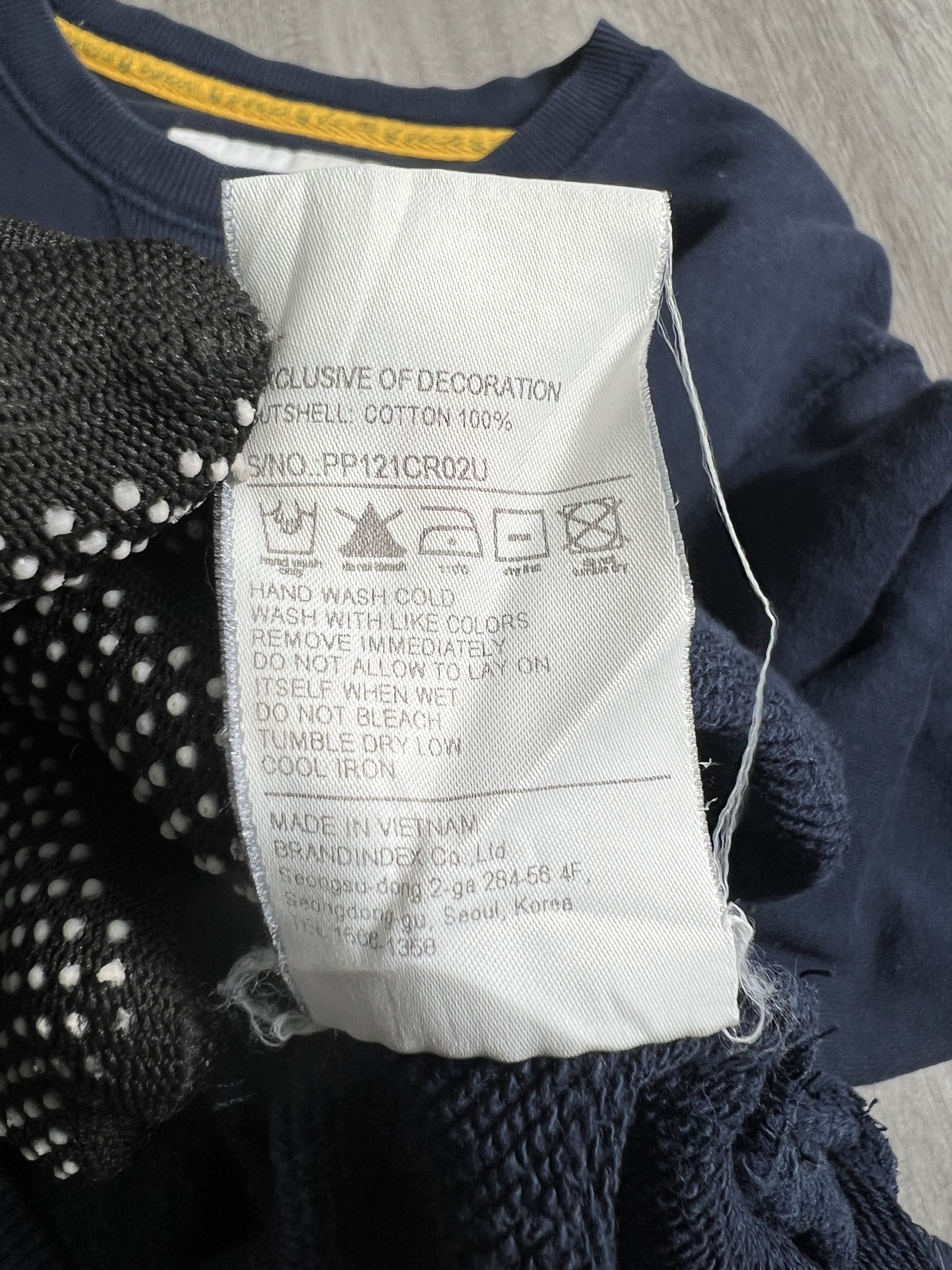 Pancoat Pancoat Equipment Embroidery Sweatshirt (S) JK797 Size US S / EU 44-46 / 1 - 8 Thumbnail