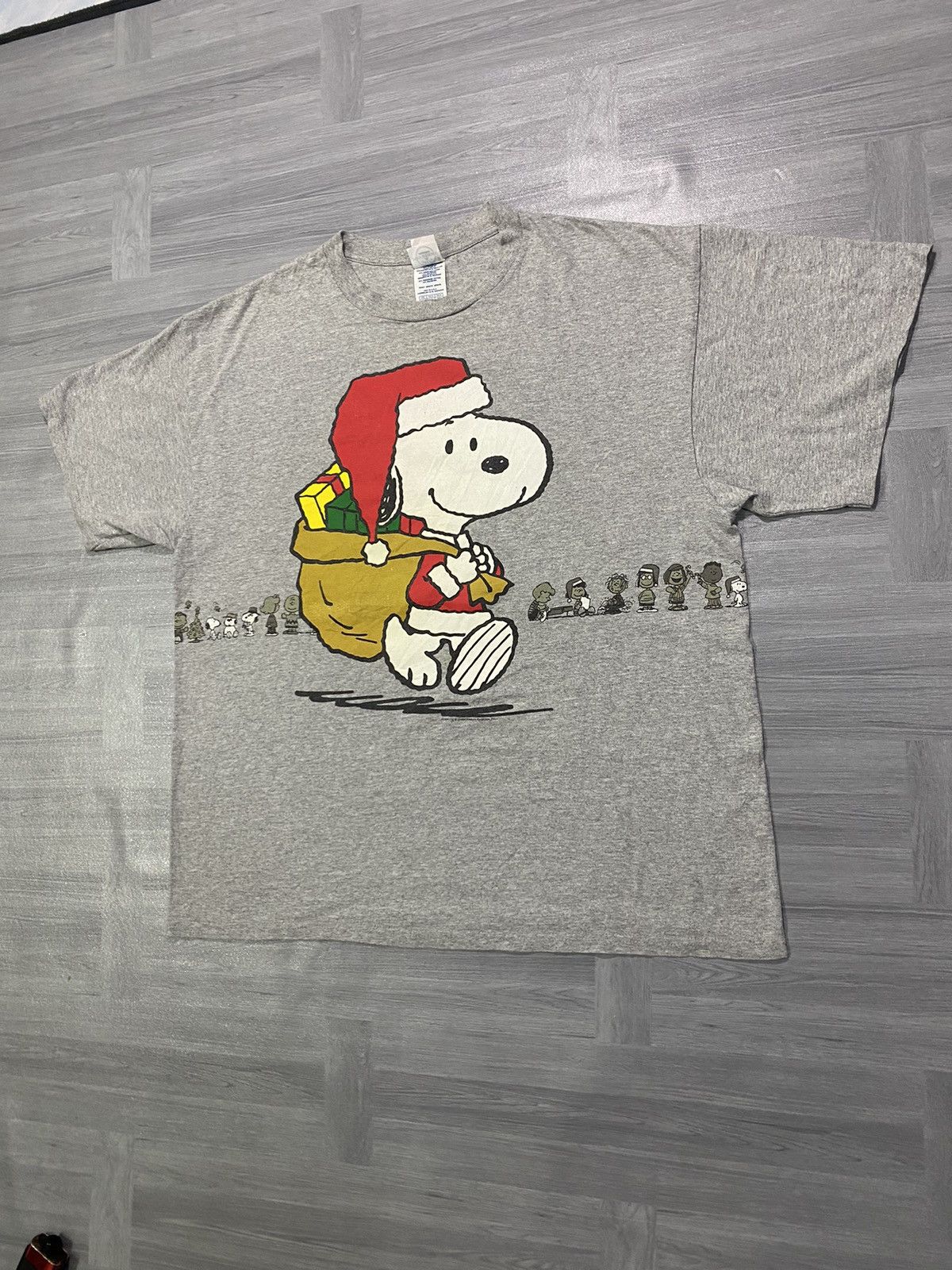 Peanuts Vintage Overprint Peanuts Snoopy Christmas Size US XL / EU 56 / 4 - 2 Thumbnail