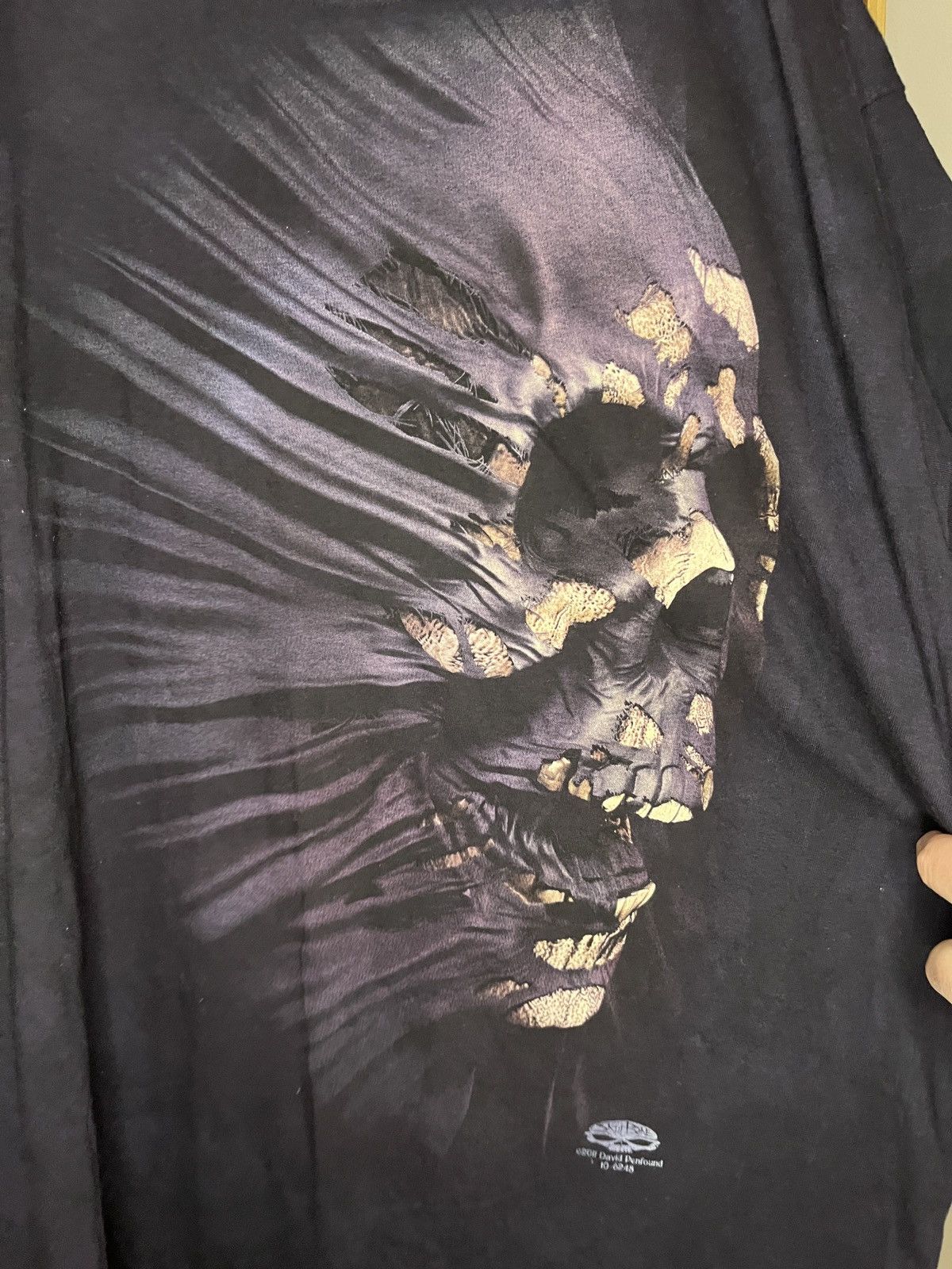 Other Vintage Y2K Skullbone Skeleton Graphic T Shirt All Over Size US XXL / EU 58 / 5 - 3 Thumbnail