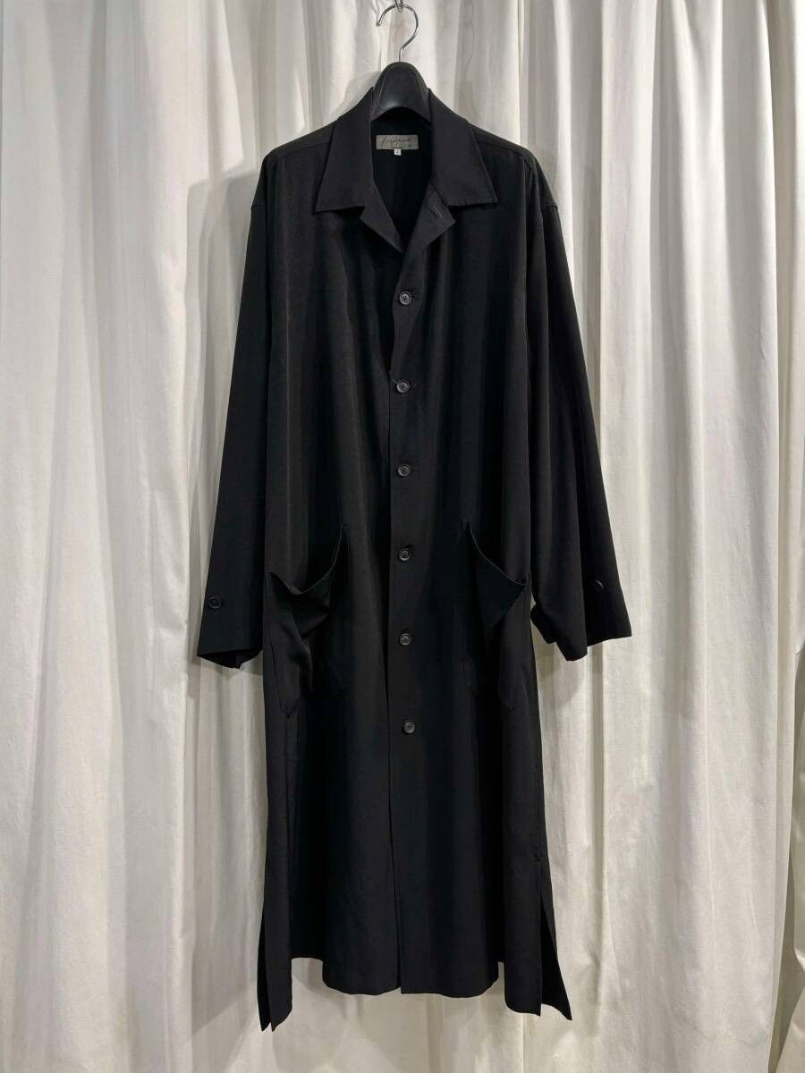 Yohji Yamamoto pour homme 20SS Signature Paint Long Coat 1