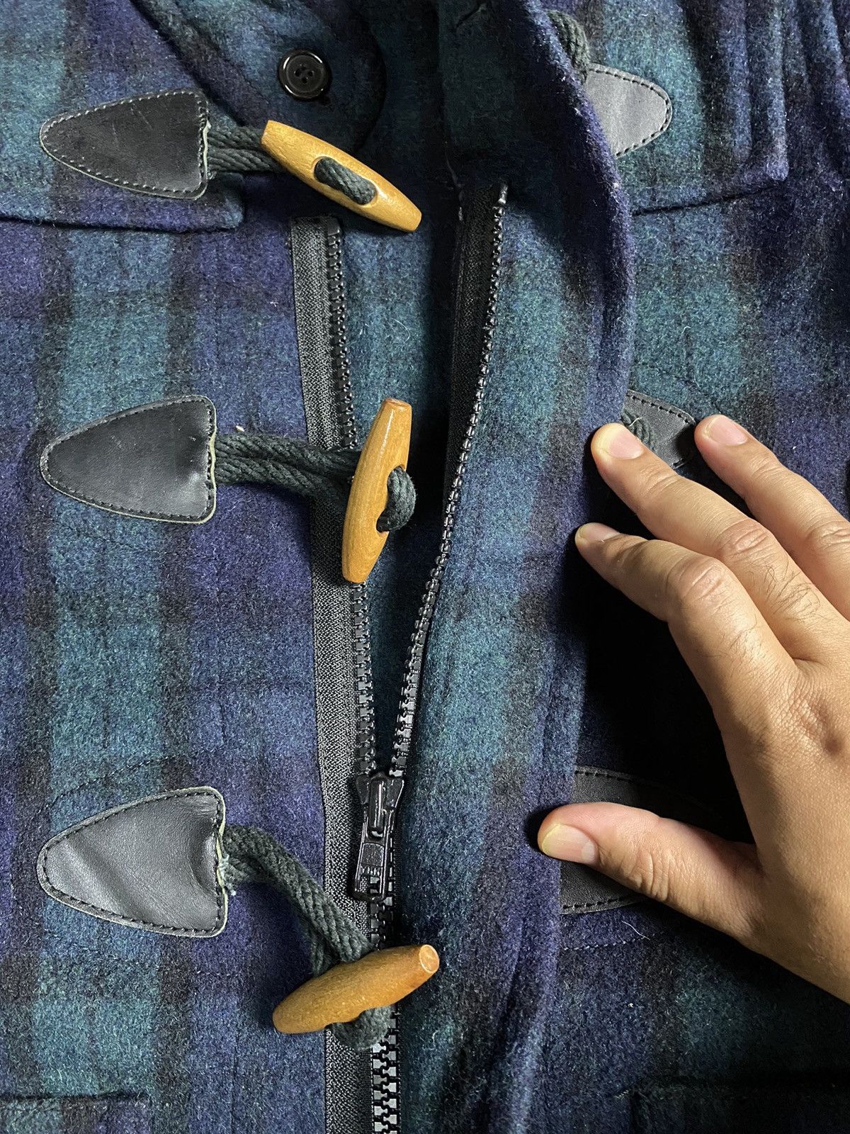Blue Blue Japan Vintage HR Market Windbreaker Duffel Coat Size US S / EU 44-46 / 1 - 7 Thumbnail