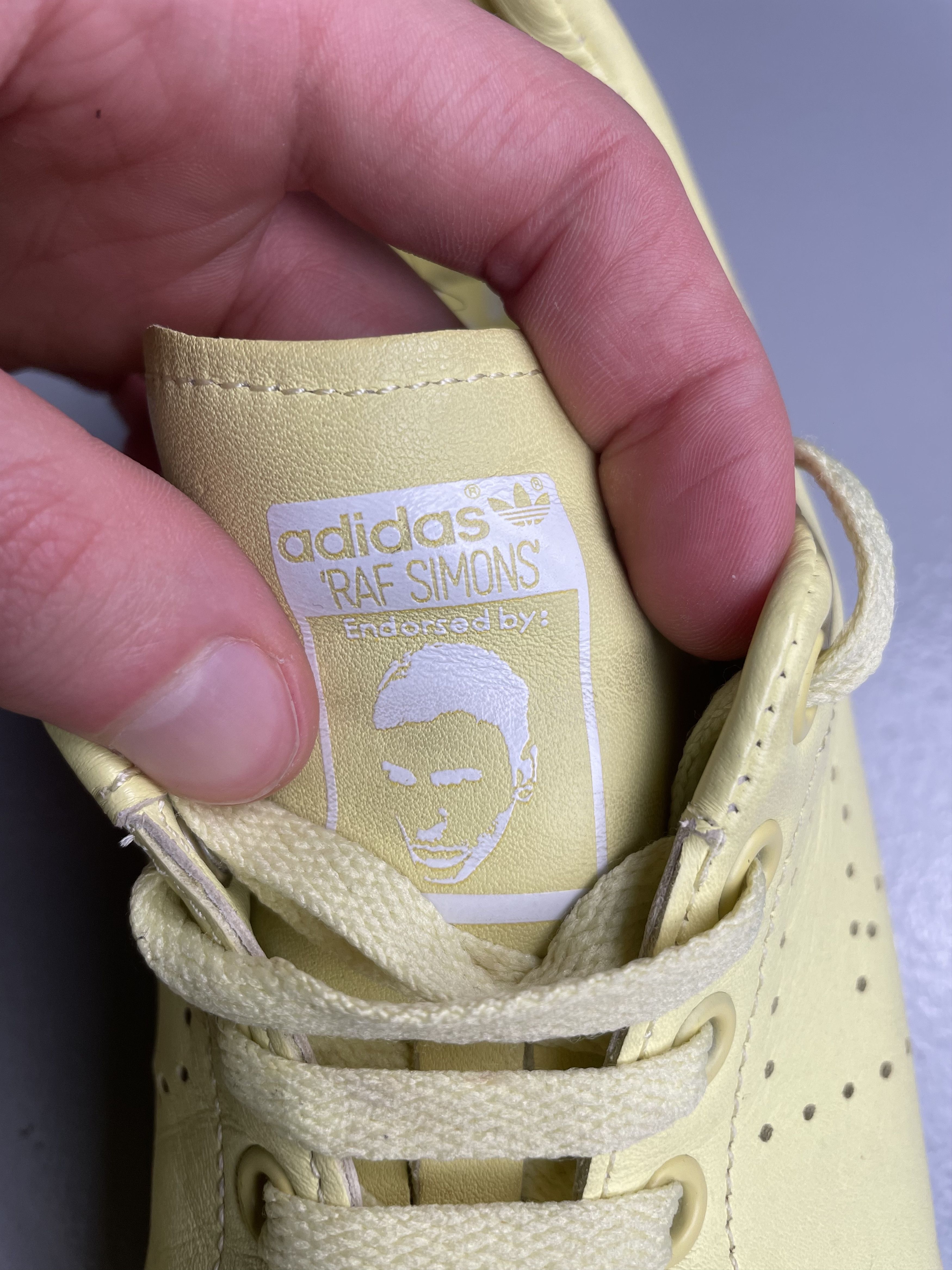 Adidas × Raf Simons adidas X Raf Simons S/S 2016 Stan Smith (Blush Yellow) Size US 8 / EU 41 - 13 Thumbnail