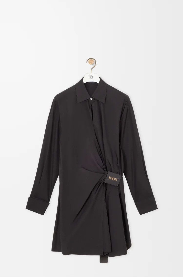 LOEWE DRAPPED MINI DRESS