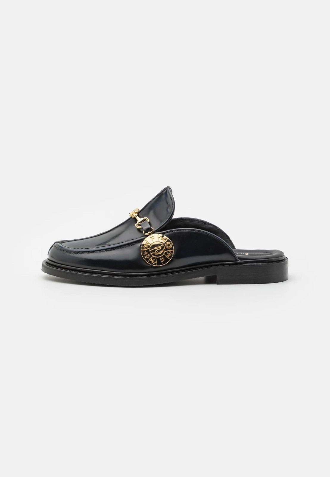 !DS! SS23 Filling Pieces Medal Black Mules