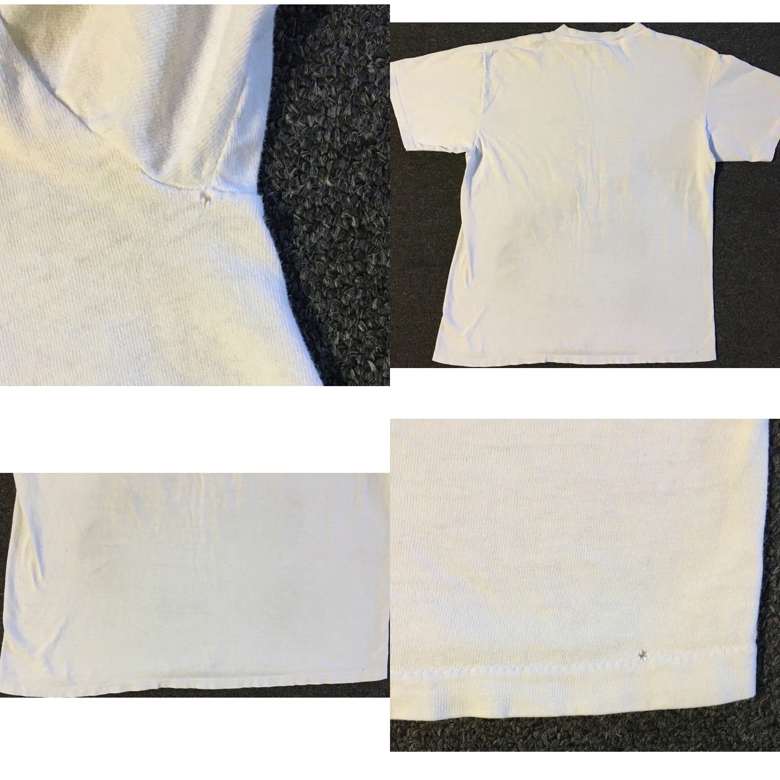 Coach VINTAGE Coach TV Show Faded Distress Minnesota State Screaming Eagles Shirt M White 90s 80s Grunge Sports Mens Size US M / EU 48-50 / 2 - 9 Thumbnail