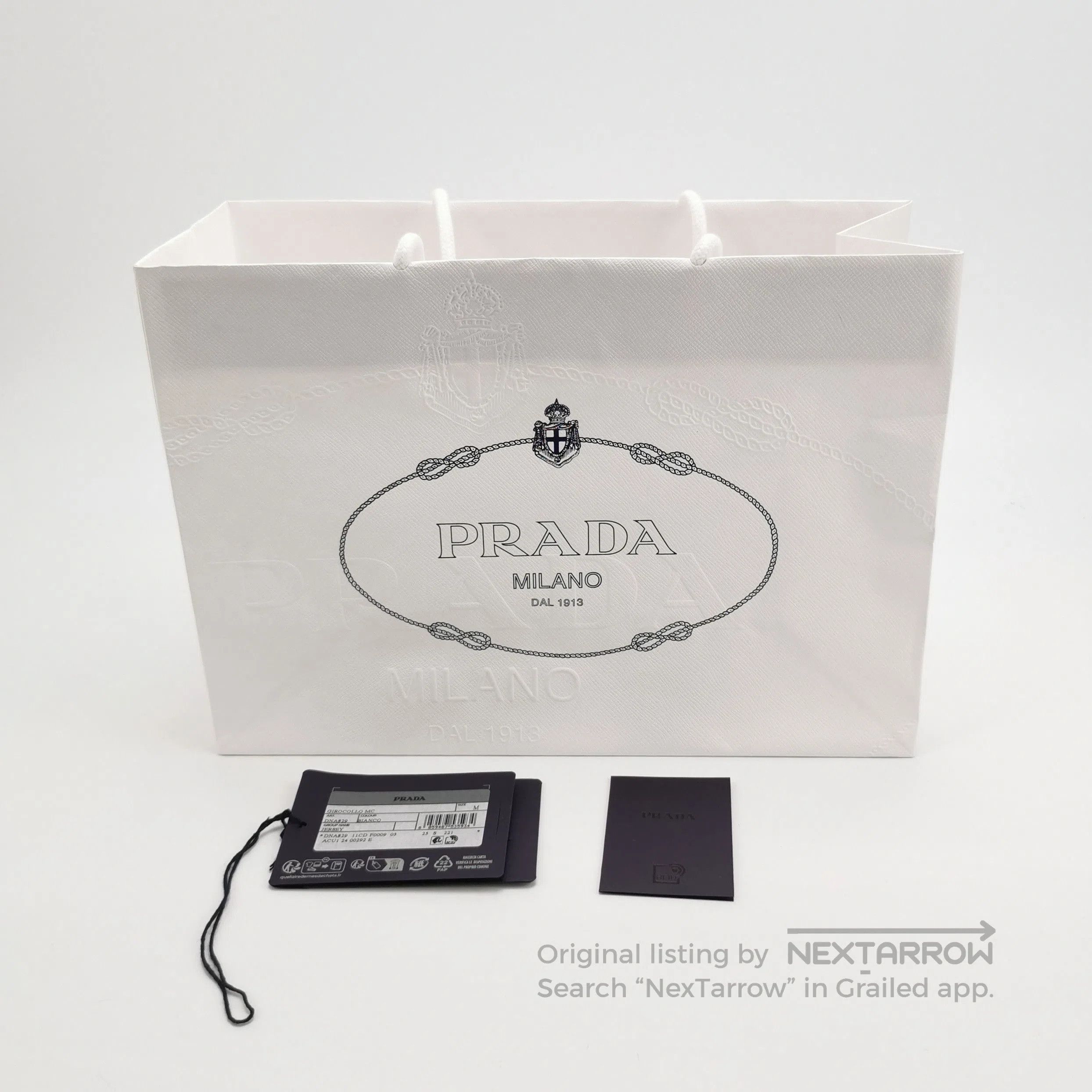 Prada Prada M Size Cotton Solid Crew Neck T. Size US M / EU 48-50 / 2 - 1 Thumbnail