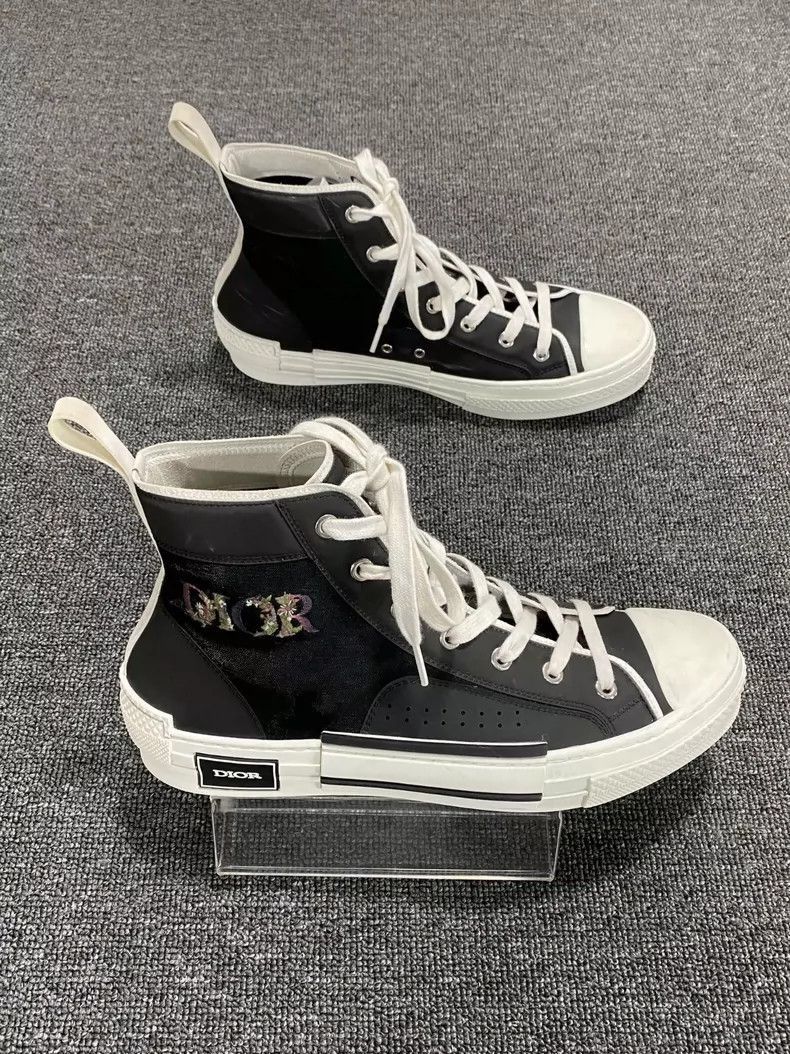 Dior Dior HighTop Floral Logo Sneakers-2506 Size US 9 / EU 42 - 3 Thumbnail