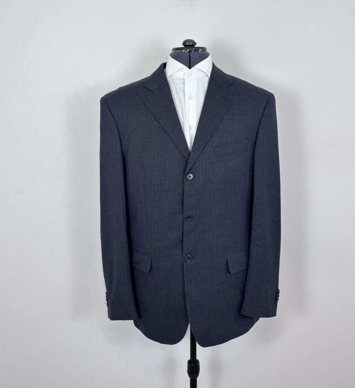 Other Linea Sartoriale Milano Men’s Blue/Grey Wool Blazer Jacket Size 46R - 1 Thumbnail