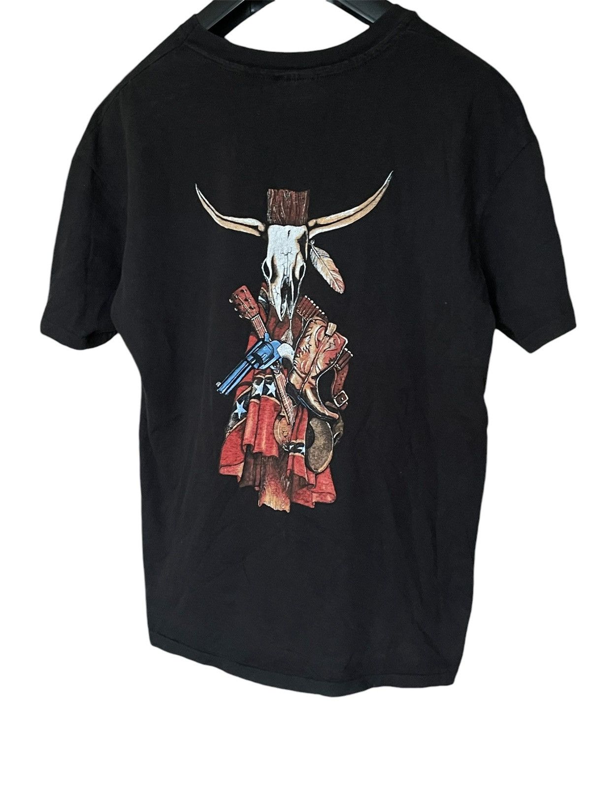 Band Tees × Vintage 1993 FM Dead Man’s Shoes Hanes vintage black tee rock Size US XL / EU 56 / 4 - 2 Thumbnail