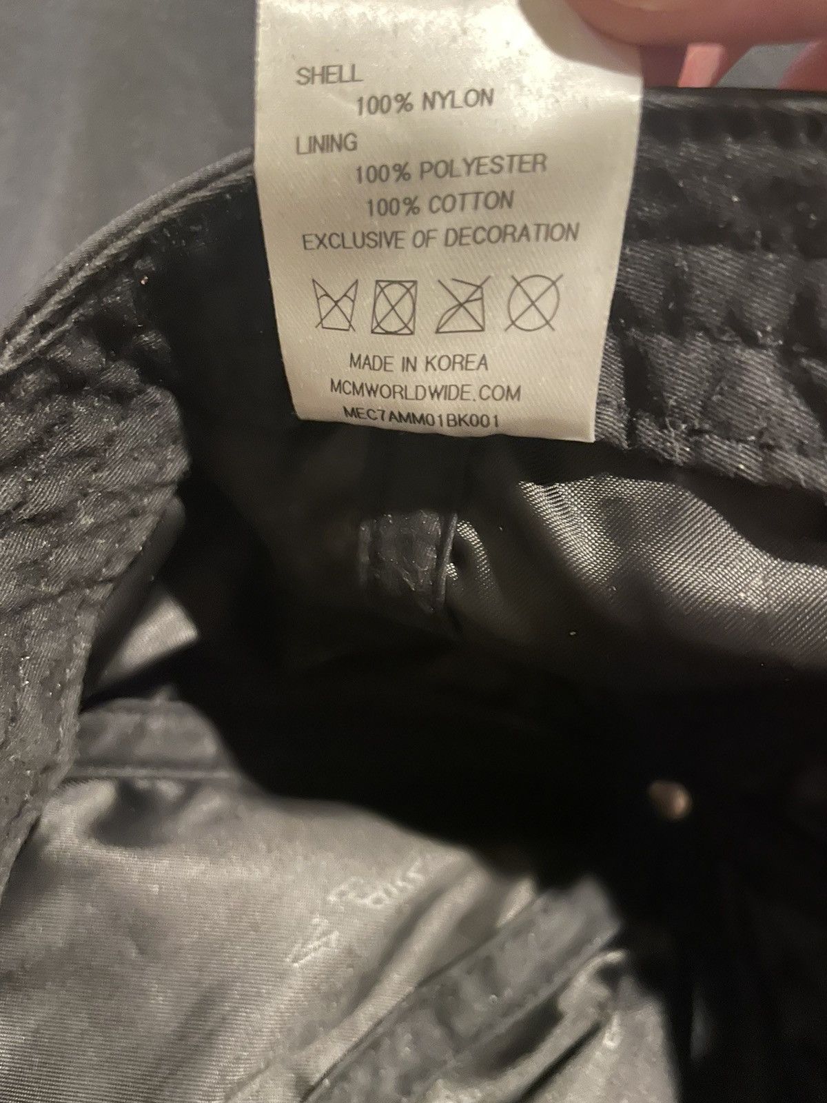 MCM MCM Black Monogram Logo print Hat Size ONE SIZE - 6 Thumbnail