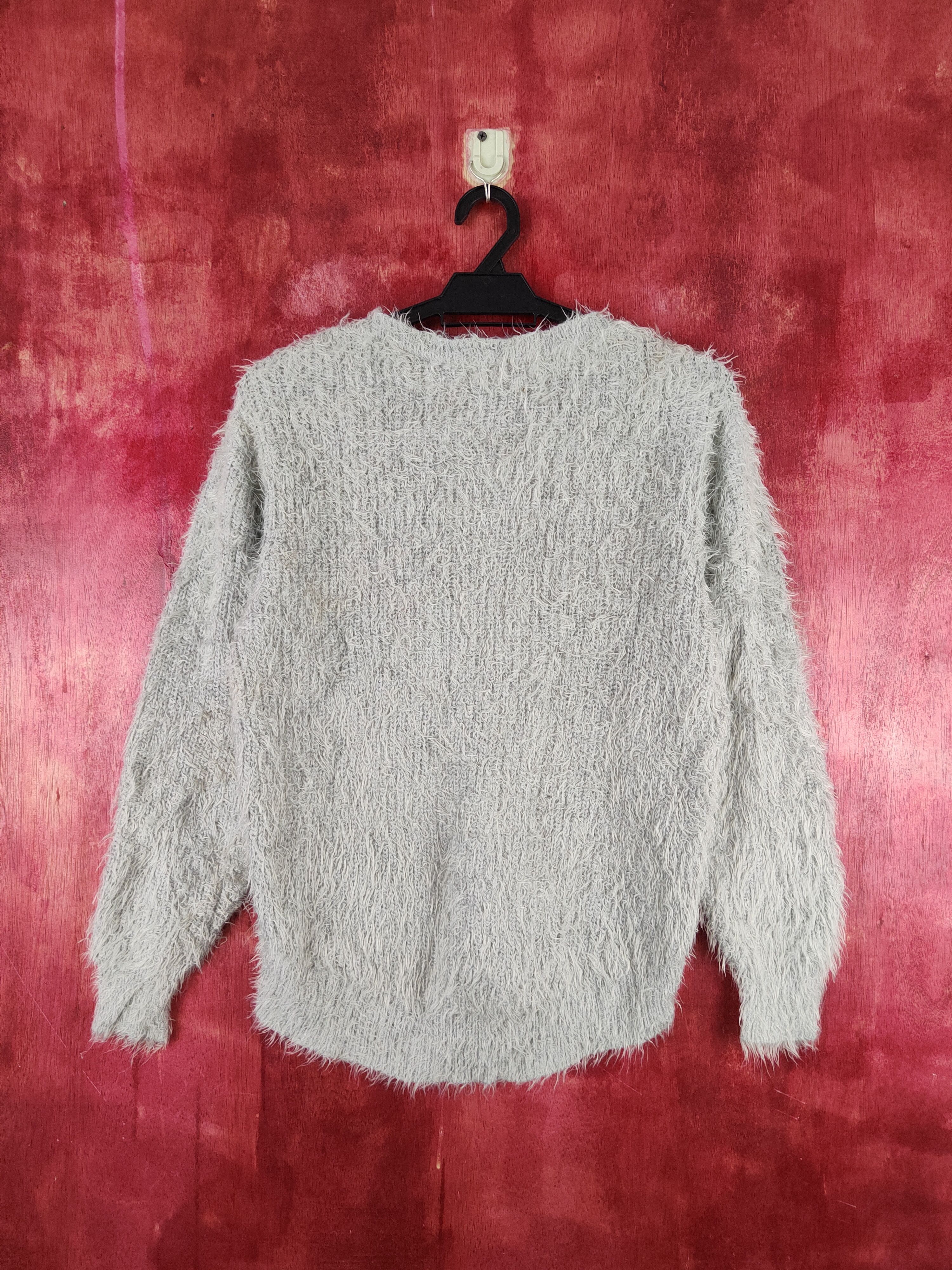 Ciaopanic Ciaopanic Gray Shag Shaggy Fur Mohair Knitwear #S2034 Size S / US 4 / IT 40 - 7 Thumbnail