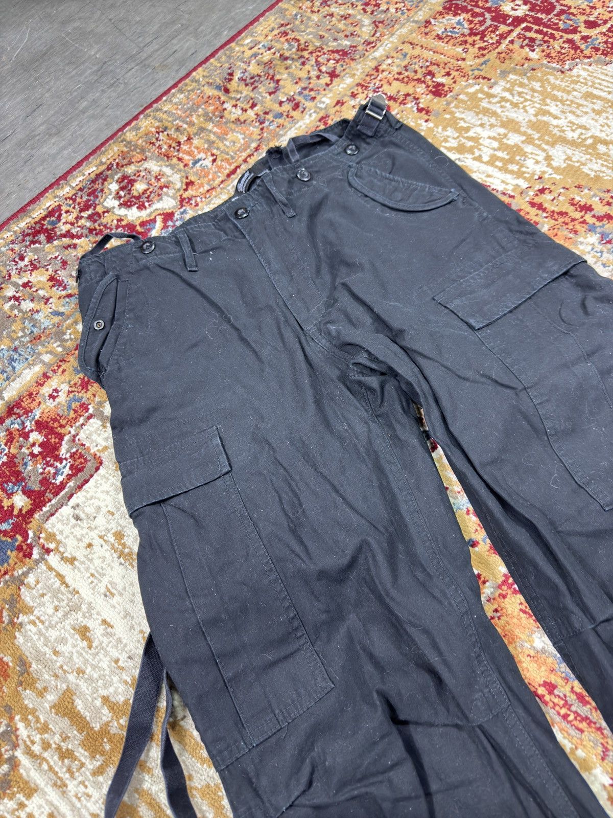 JNCO Vintage CRAZY JNCO Style Rap Wahsed Cargo Pants 90s Size US 36 / EU 52 - 3 Thumbnail