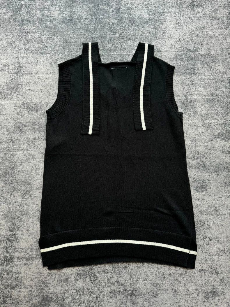 Maison Margiela Maison Margiela 25 styles of black letter knit vest dresse Size S / US 4 / IT 40 - 2 Thumbnail