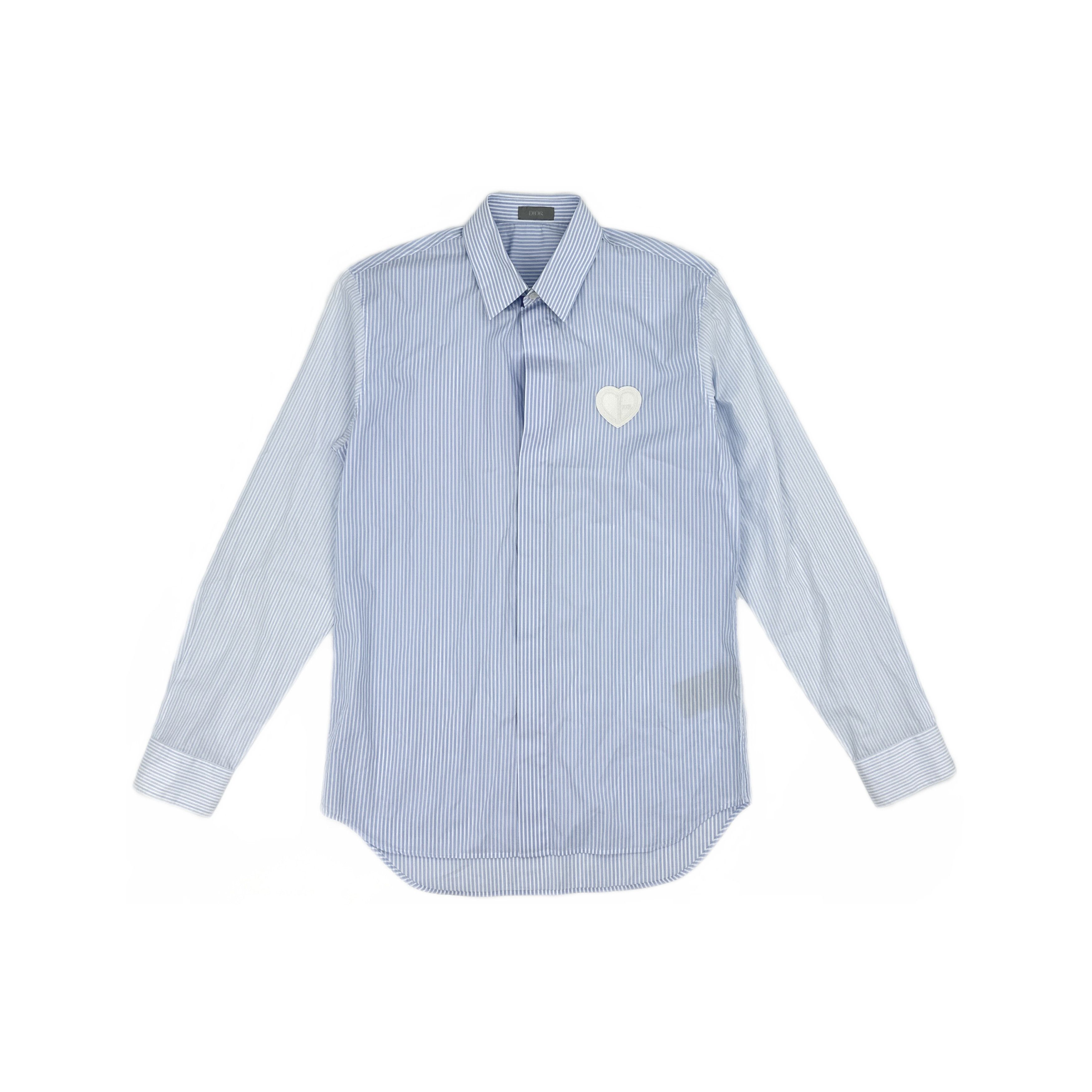 Dior Dior Striped Button Up Shirt Size M Size US XXS / EU 40 - 1 Thumbnail