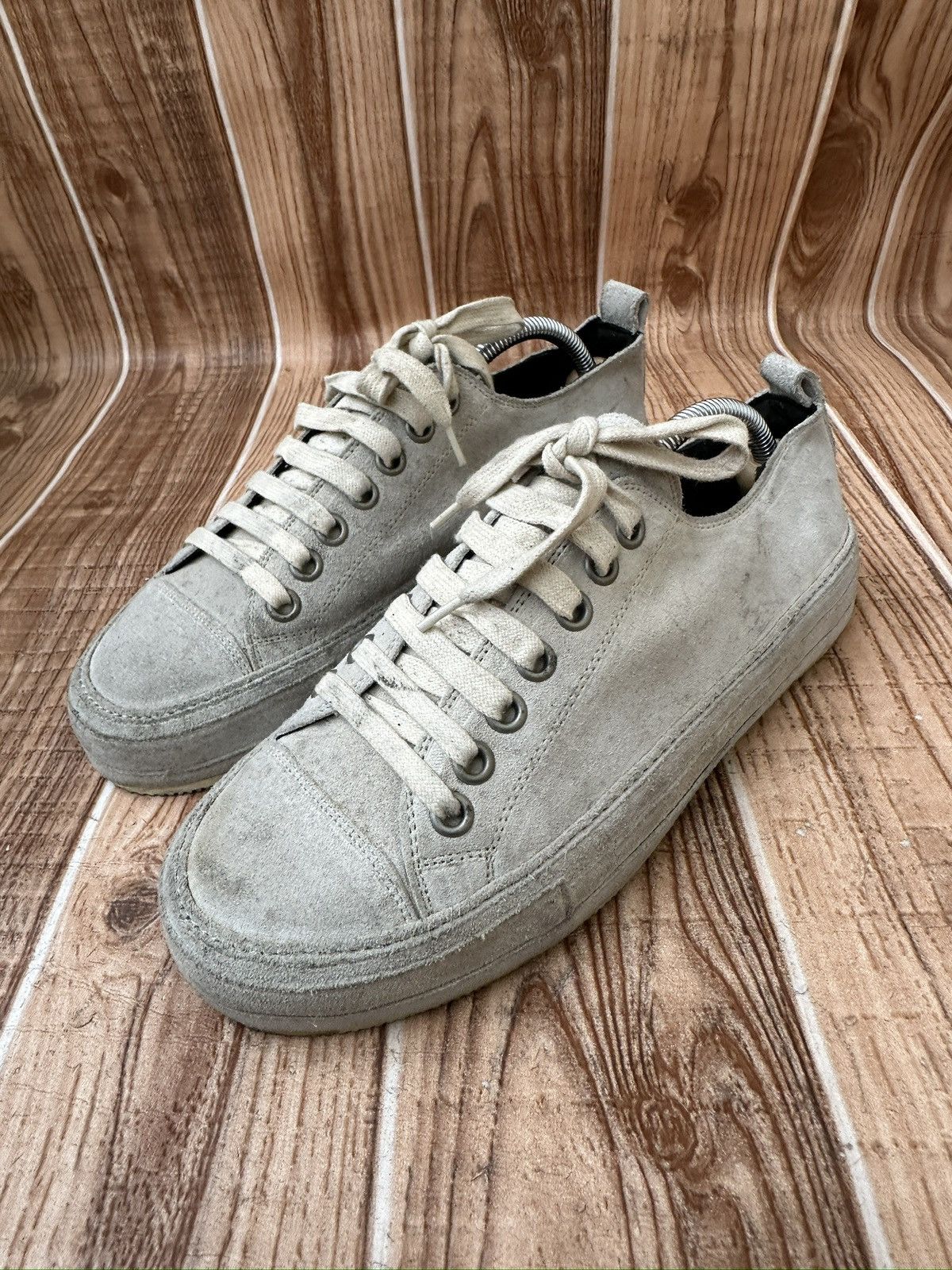 Ann Demeulemeester Ann Demeulemeester Suede Low Top Sneaks Size US 7 / EU 40 - 4 Thumbnail