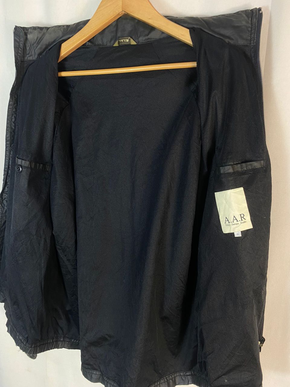 Japanese Brand × Yohji Yamamoto A.a.r yohji Yamamoto distressed jacket hidden hoodie Size US M / EU 48-50 / 2 - 3 Thumbnail