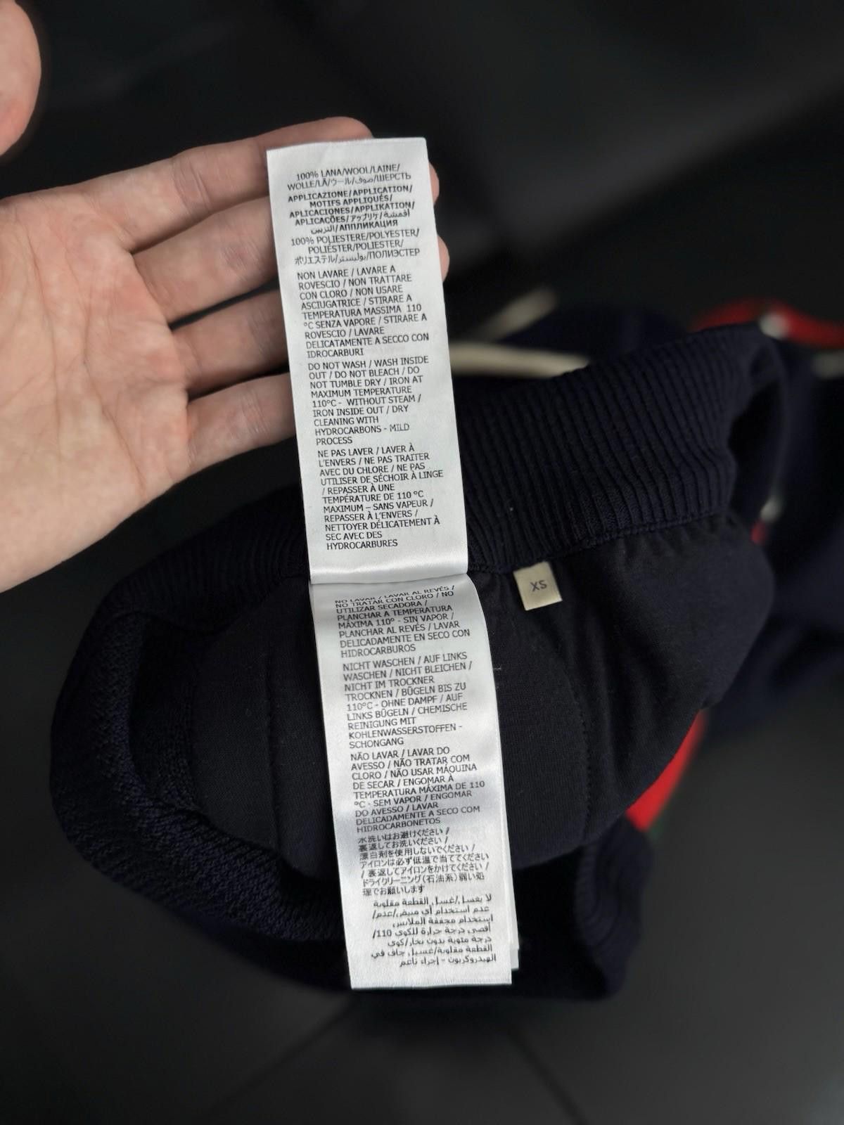 Gucci Authentic Gucci Logo Navy Joggers Wool (XS) $1200 Retail Size US 28 / EU 44 - 7 Thumbnail