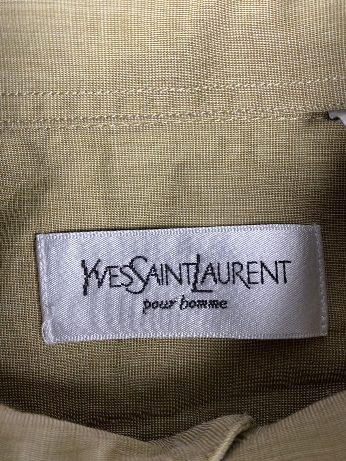 Yves Saint Laurent VINTAGE YSL SHIRT BUTTON UP YVES SAINT LAURENT Size US XL / EU 56 / 4 - 7 Thumbnail