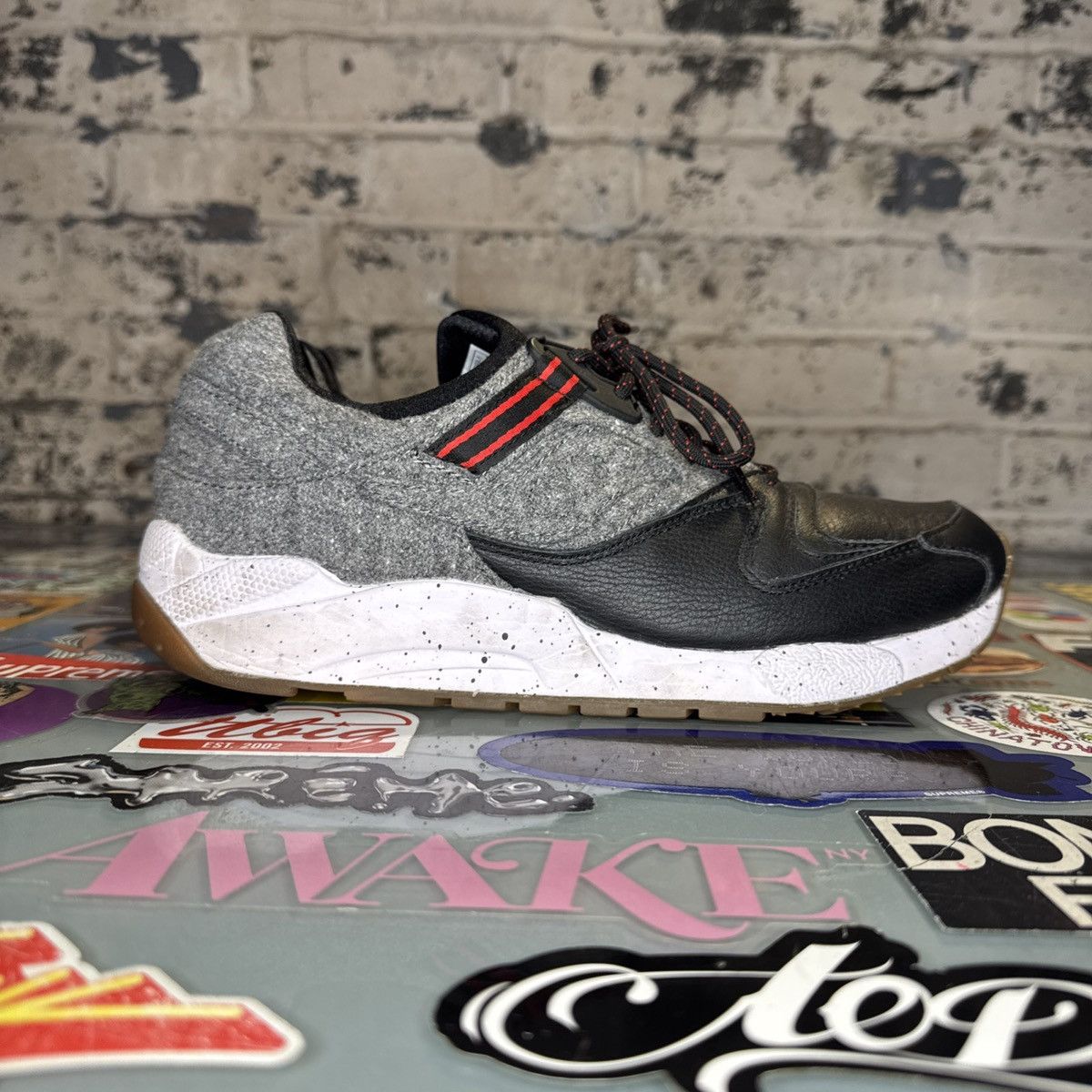 Saucony Saucony Grid 9000 Letterman Black Wool Sz 9.5 No Box Size US 9.5 / EU 42-43 - 3 Thumbnail
