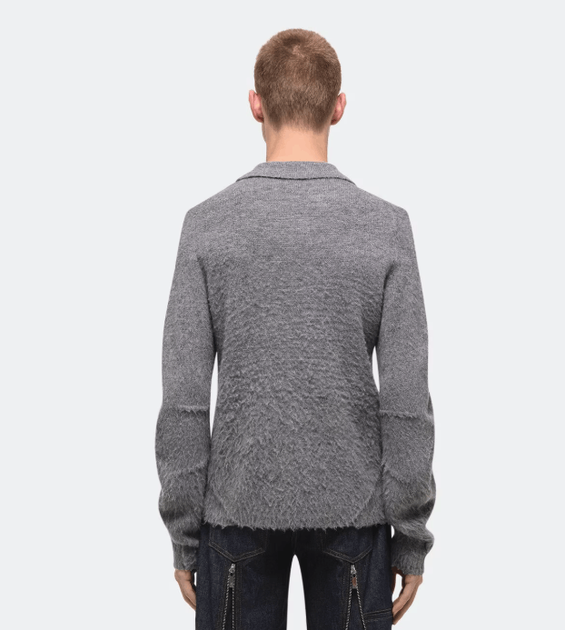 Helmut Lang Helmut Lang Apex Brushed Polo Sweater Size US XXL / EU 58 / 5 - 3 Thumbnail