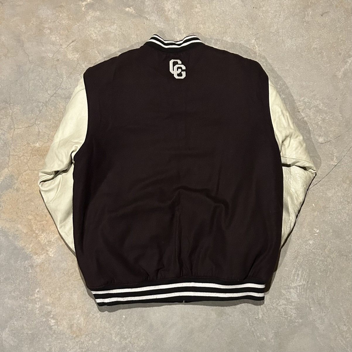 Coogi × Vintage Vintage Y2K Coogi Script Varsity Spellout Jacket Oversized Size US XXL / EU 58 / 5 - 10 Thumbnail