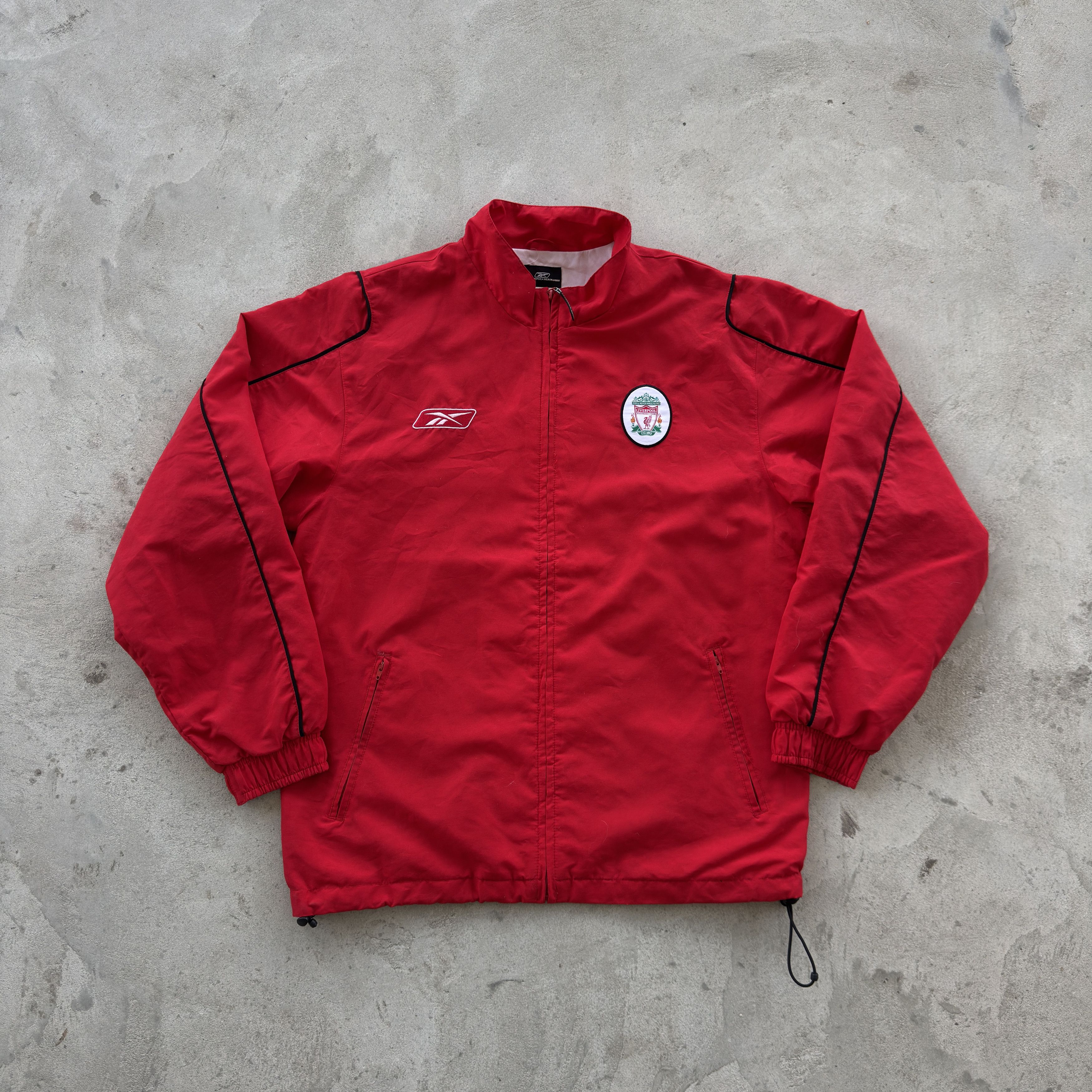 Reebok Vintage Reebok Liverpool FC Track Jacket Red Full Zip Size M Size US M / EU 48-50 / 2 - 1 Thumbnail