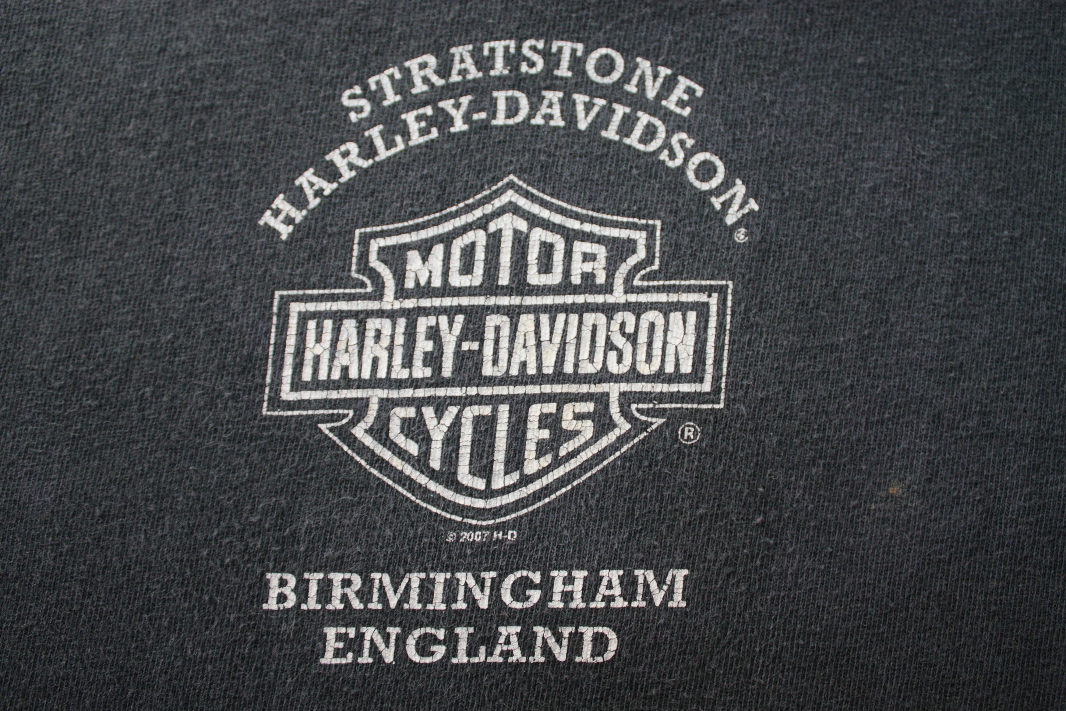 Harley Davidson Harley Davidson 1903 2008 Stonewashed T-Shirt Men's Size US M / EU 48-50 / 2 - 6 Thumbnail