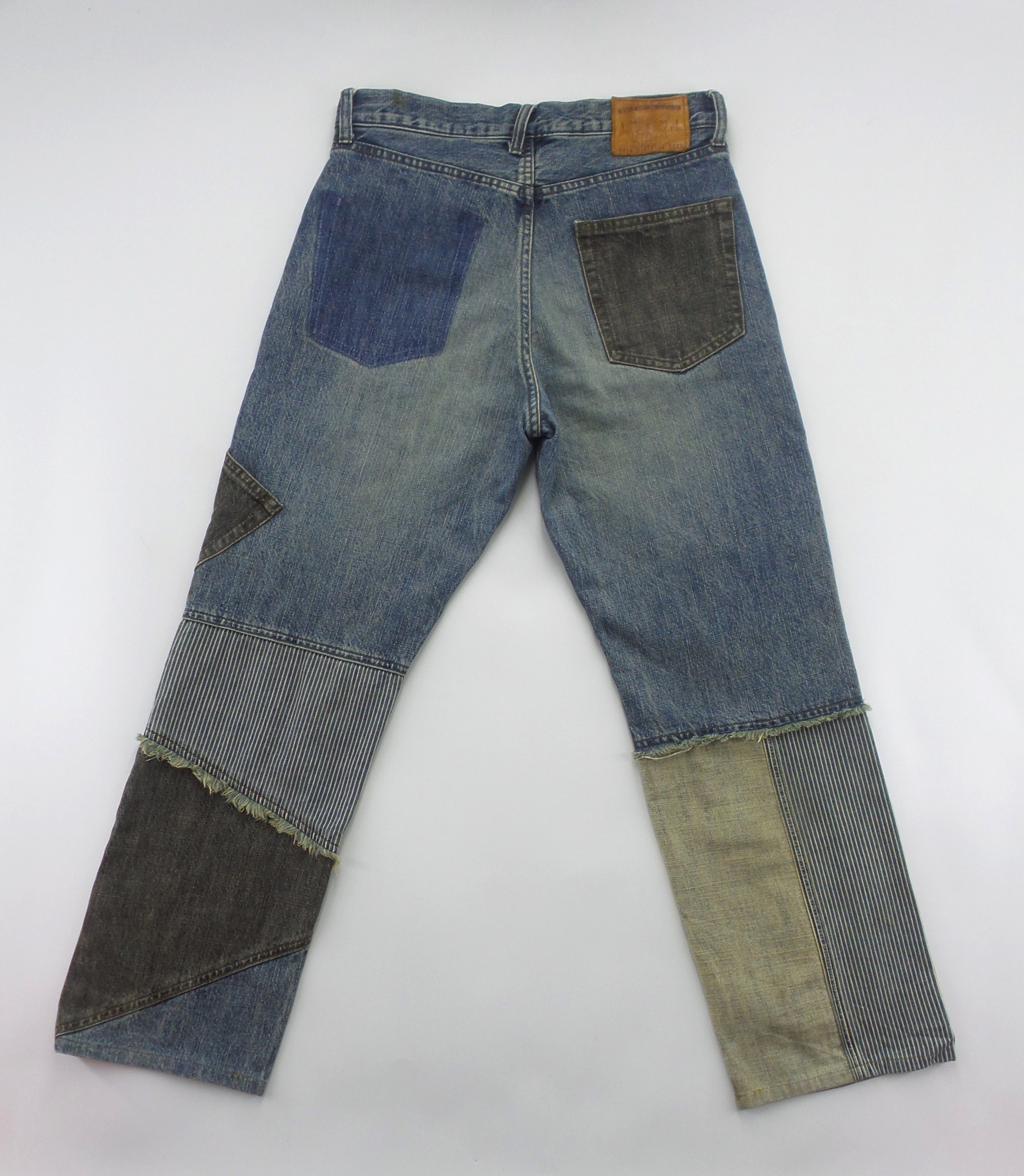 PPFM PPFM Reconstructed Denim Patchwork Jeans W31xL39 Size US 31 - 8 Thumbnail