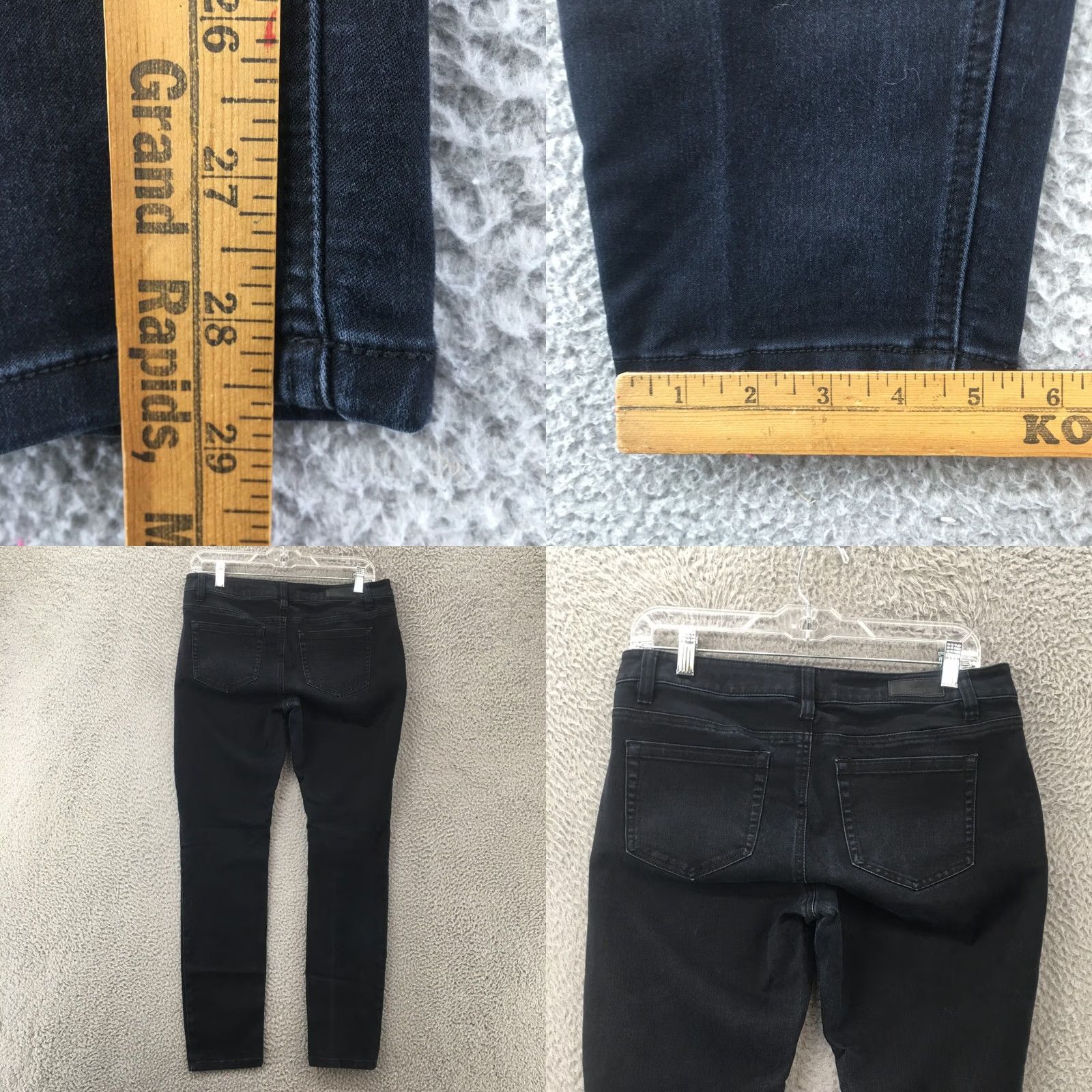 Kenneth Cole Kenneth Cole Reaction Skinny Jeans Womens 8 Blue Dark Wash Denim Mid Rise Jeans Womens 8 Blue Dark Wash Denim Mens Womens Boys Girls Size 30" / US 8 / IT 44 - 8 Thumbnail
