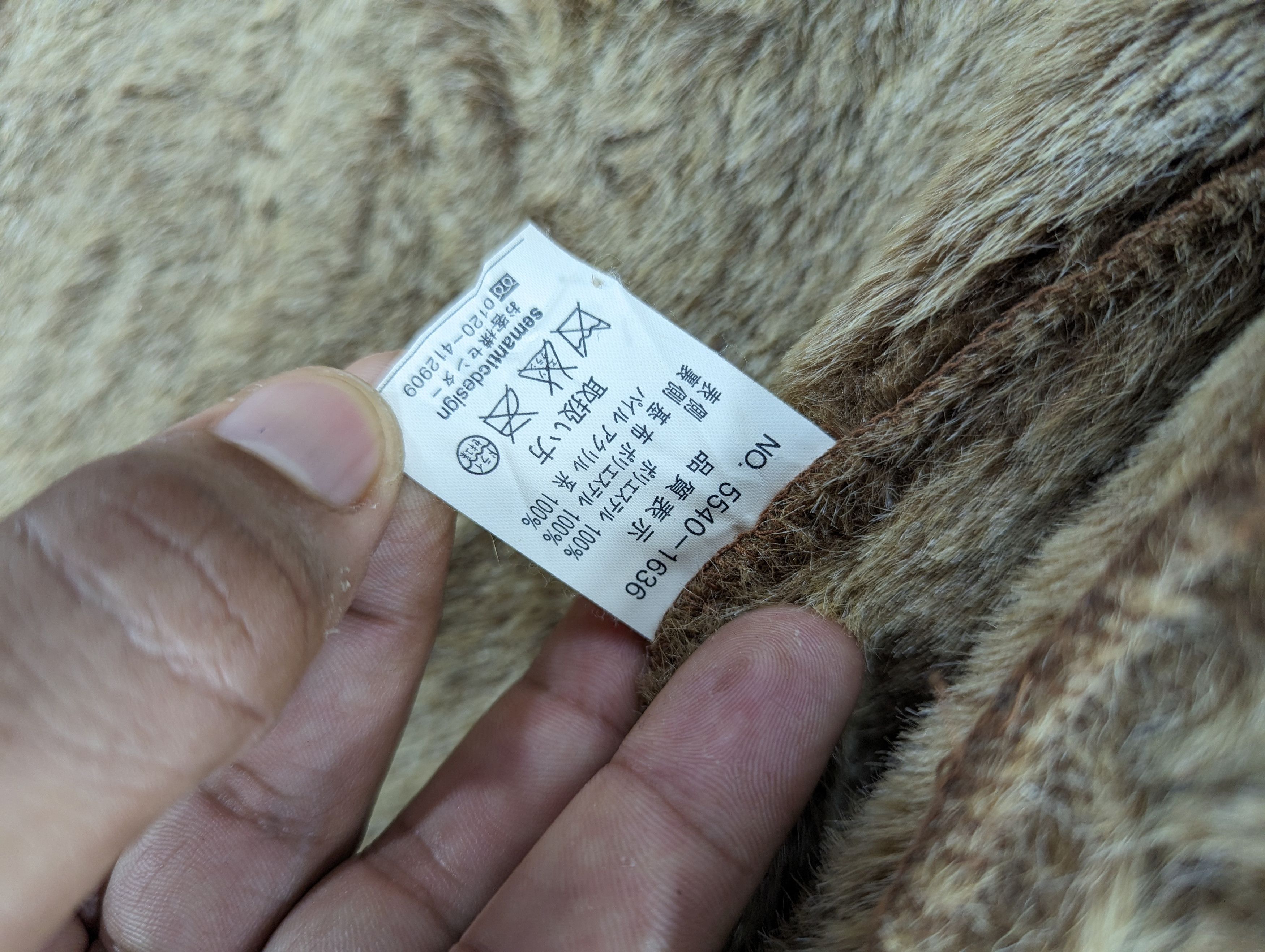semanticdesign Vintage Semantic Design Faux Fur Motorcycle Style Jacket Size US M / EU 48-50 / 2 - 10 Thumbnail