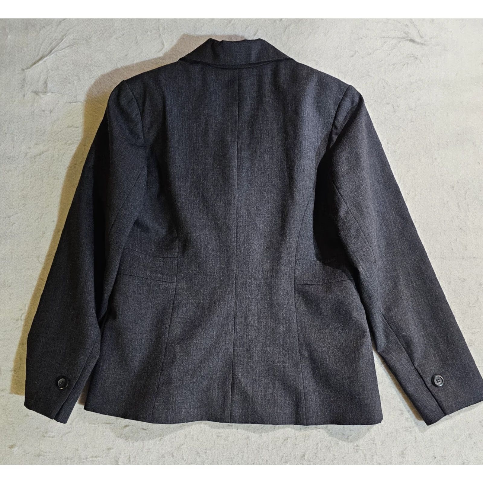 Pendleton VINTAGE Pendleton Petite Virgin Wool Blazer Suit Jacket Women's Size 8 Gray 3 Button Blazer Mildly Used Size M / US 6-8 / IT 42-44 - 7 Thumbnail