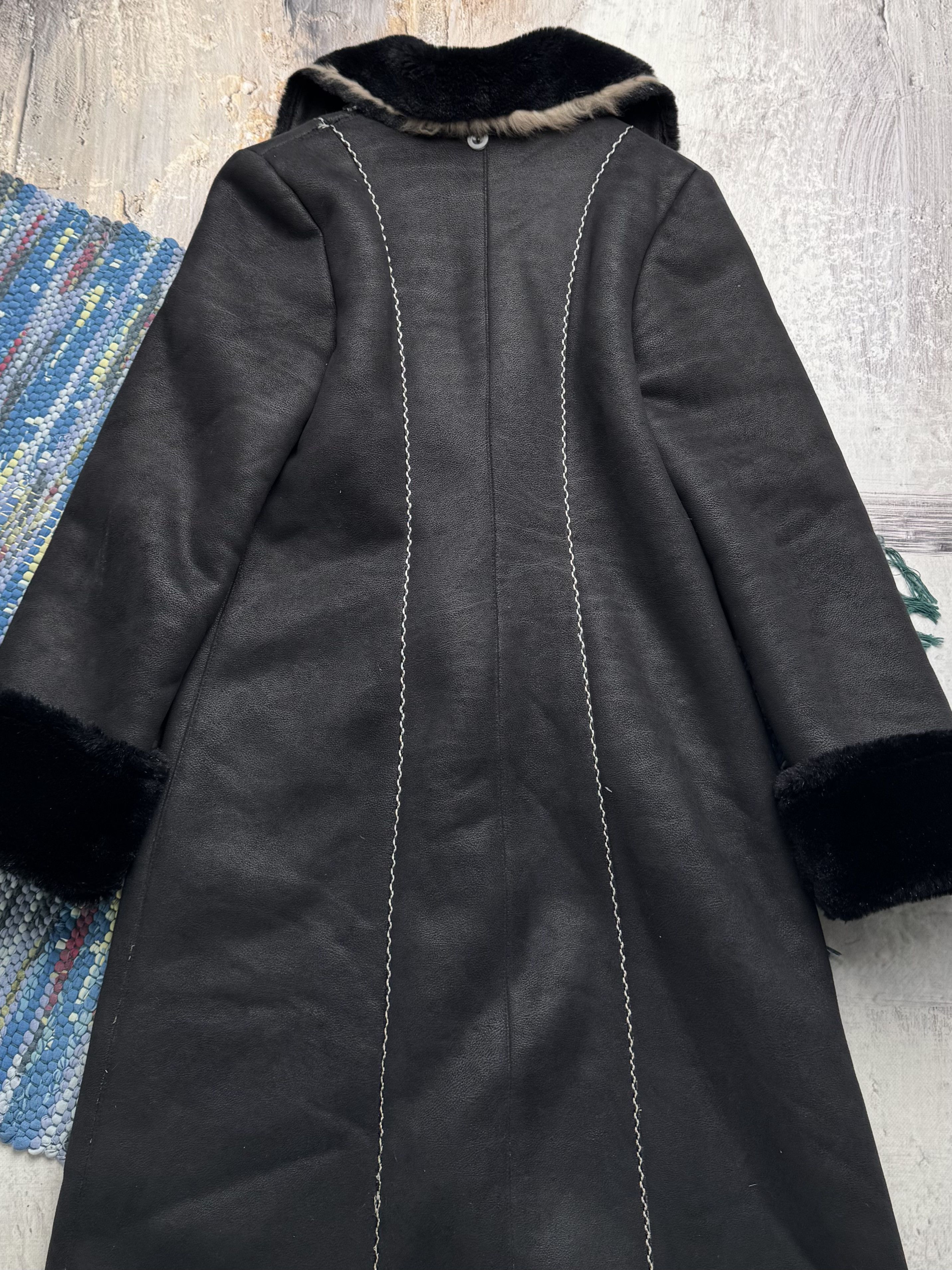 Vintage Vintage Faux Sheepskin Coat A8(V1)D15 Size S / US 4 / IT 40 - 8 Thumbnail