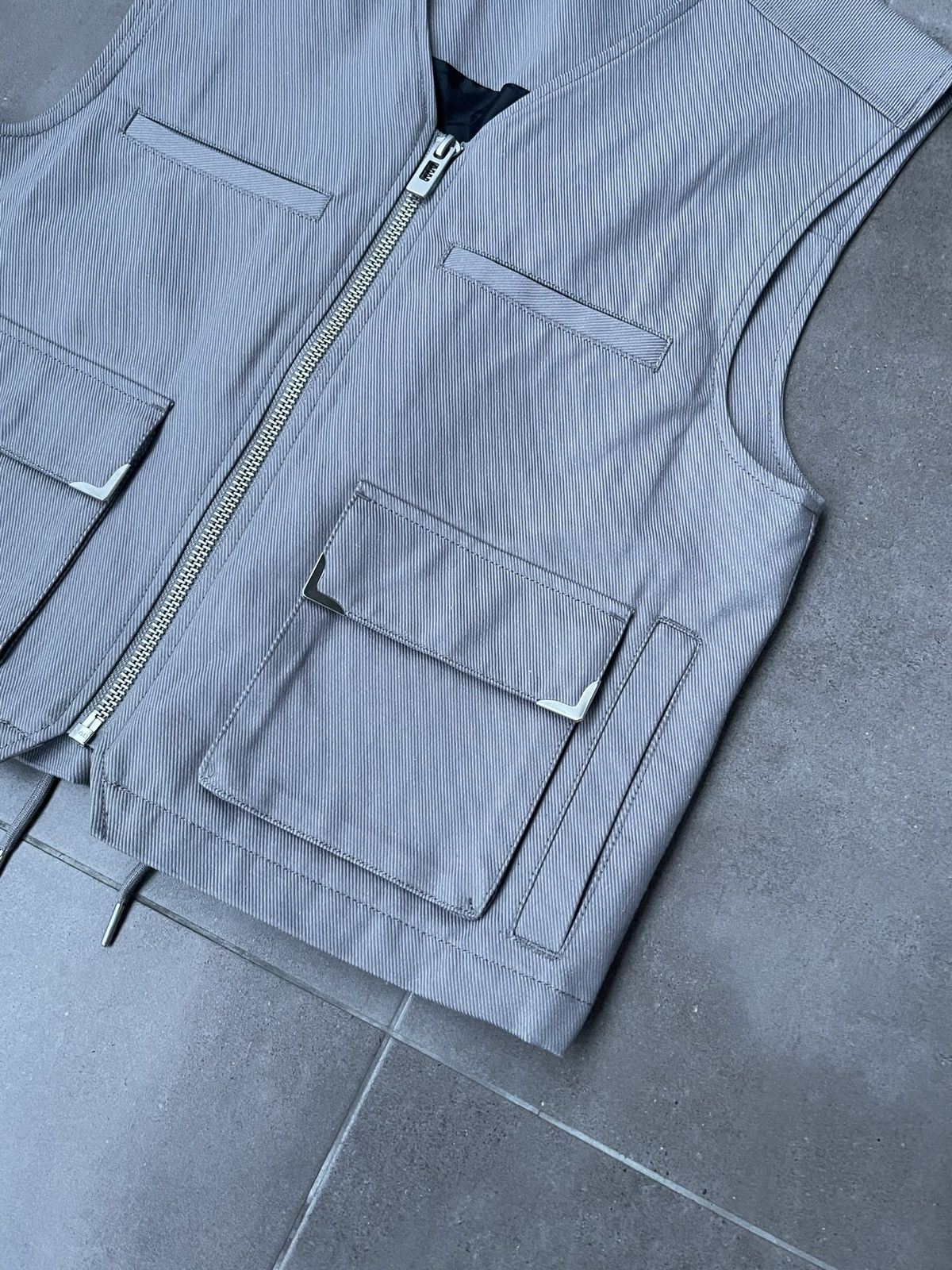 Han Kjobenhavn !DS! FW22 Han Kjobenhavn Cotton Cargo Grey Vest Size US M / EU 48-50 / 2 - 11 Thumbnail