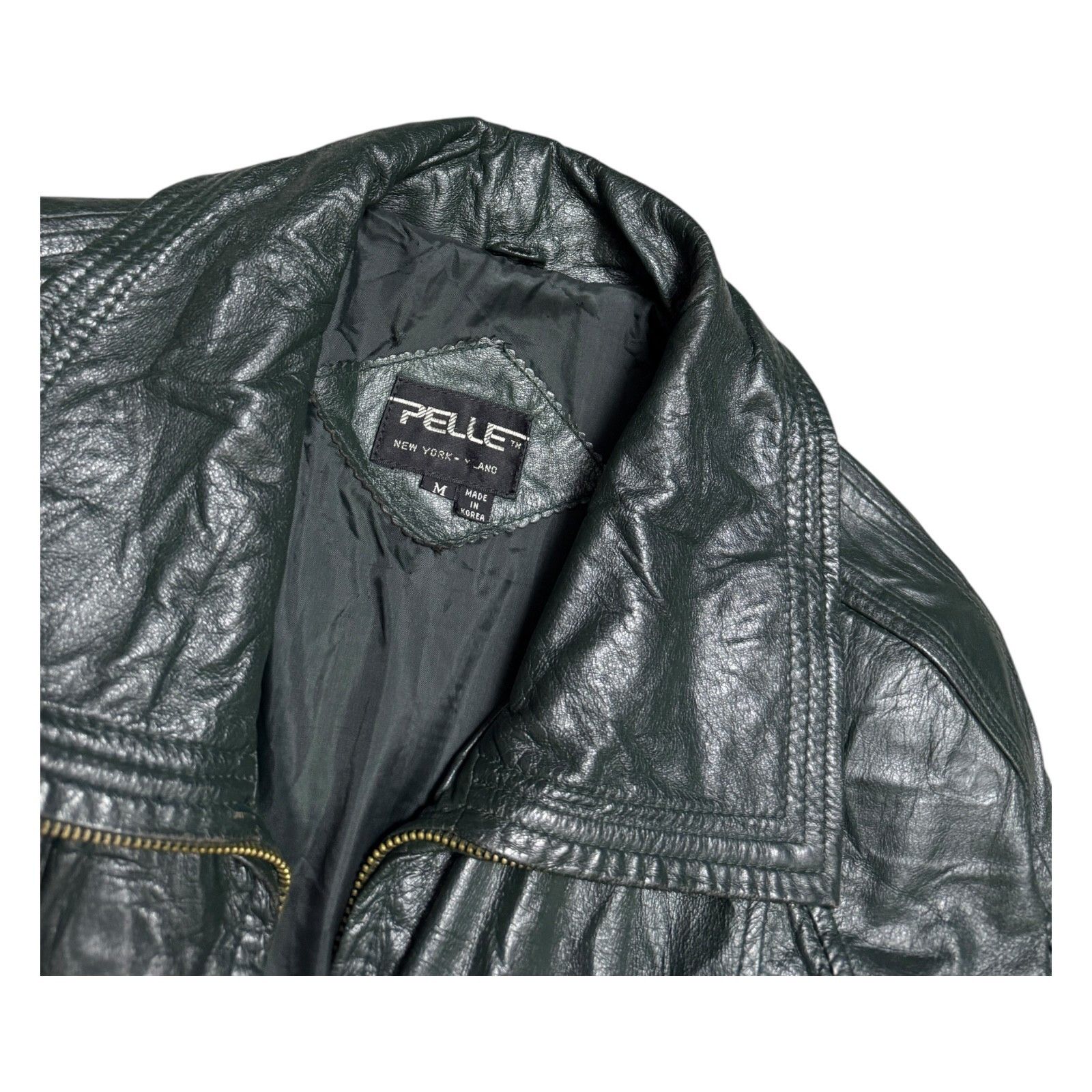 Pelle Pelle VINTAGE PELLE LEATHER Retro Business Coat Jacket Medium Size M / US 6-8 / IT 42-44 - 3 Thumbnail