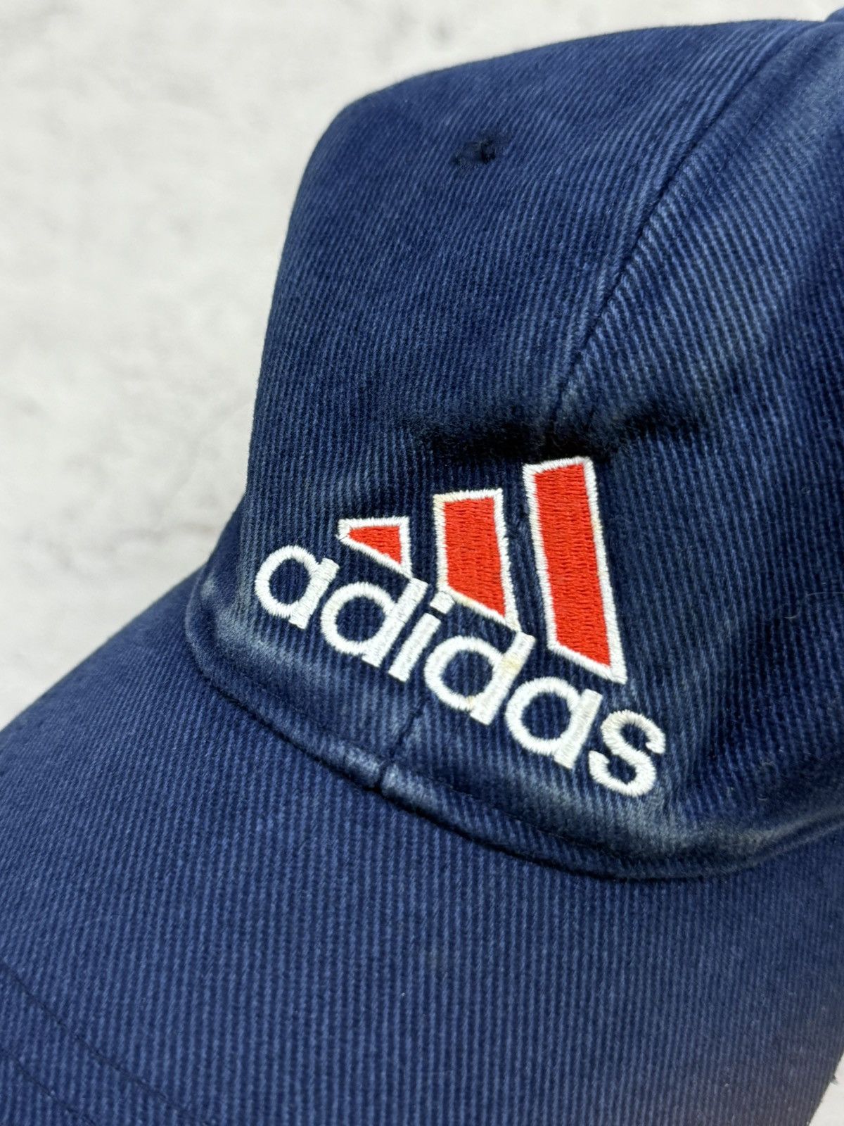 Adidas VTG Adidas Twist Dial Adjuster Jeans Baseball Cap Closure Size ONE SIZE - 3 Thumbnail