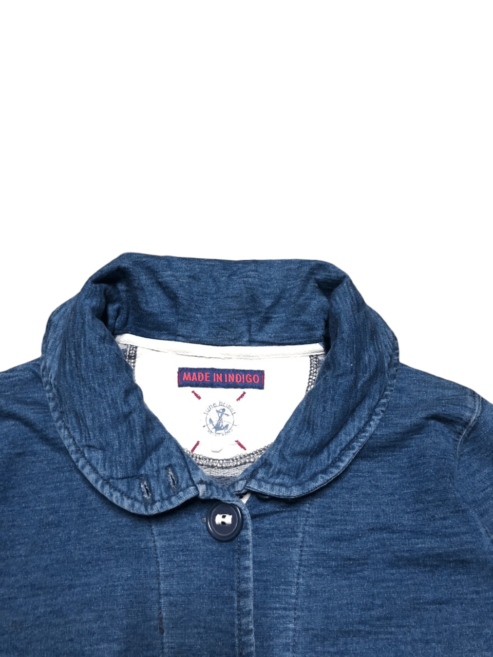 Japanese Brand Vintage Une Brisel Indigo Deck Made In Indigo Size S / US 4 / IT 40 - 9 Thumbnail