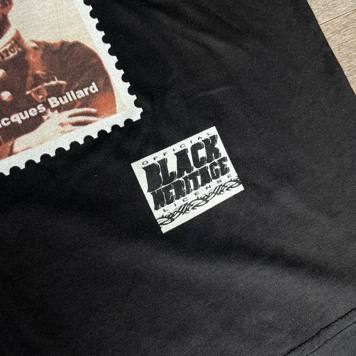 Vintage New Vintage Black Heritage Stamps Logo Black History T Shirt Size US XXL / EU 58 / 5 - 5 Thumbnail