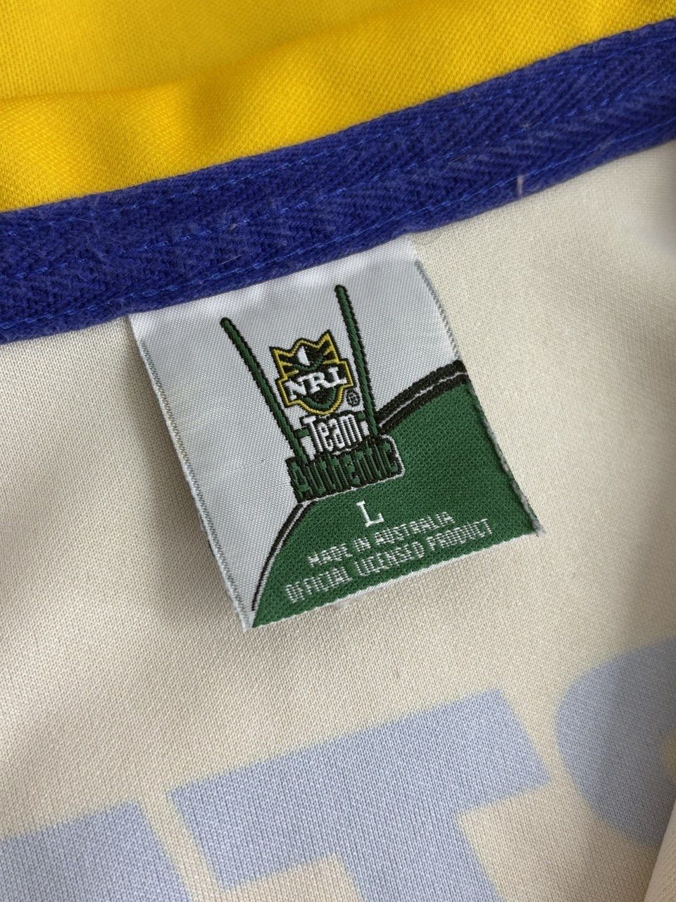 Rugby Ralph Lauren Rare Vintage ISC Parramatta Eels NRL Licensed Jersey Size US L / EU 52-54 / 3 - 17 Thumbnail