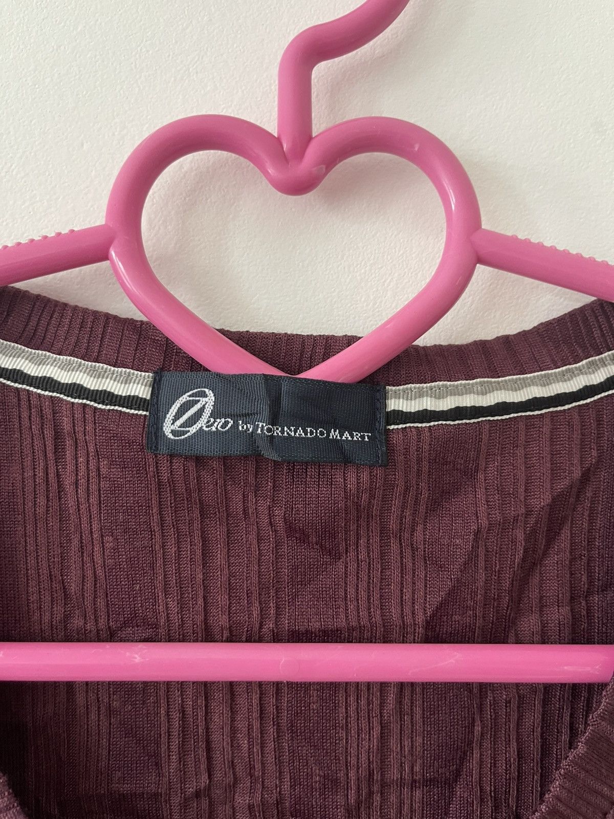 Tornado Mart Rare Vintage TORNADO MART Zero Maroon Plain Size US M / EU 48-50 / 2 - 3 Thumbnail
