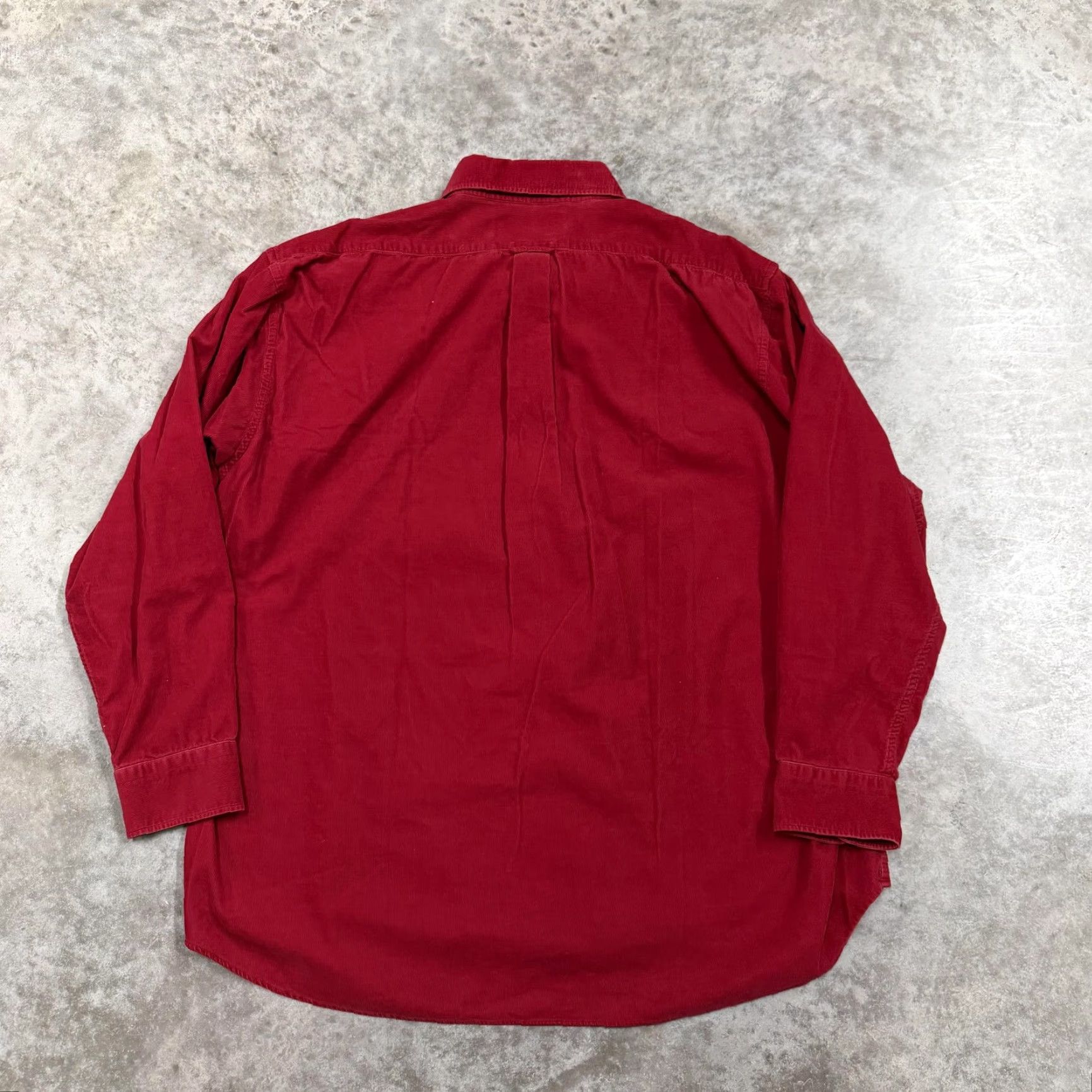 Vintage Kevin's Plantation Collection Shirt Mens XL Red Corduroy Button Long Sleeve Size US XL / EU 56 / 4 - 3 Thumbnail