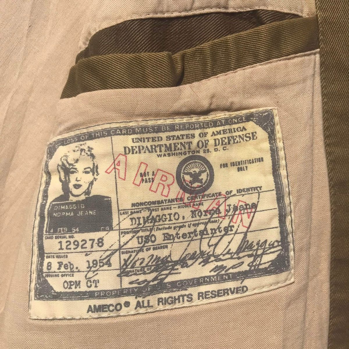 Vintage RARE🔥 Vintage U.s Army Air Force Ameco Bomber Jacket Size US L / EU 52-54 / 3 - 24 Thumbnail