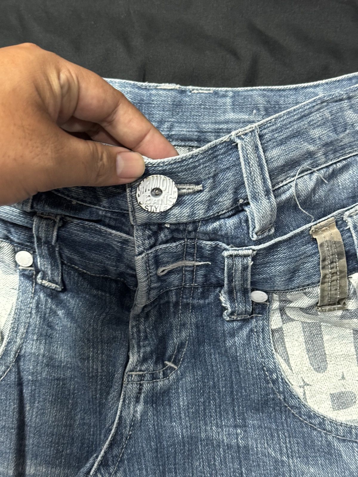 Tornado Mart Double Waist Sirmione Poem Japanese Denim PPFM Styled Size US 29 - 12 Thumbnail