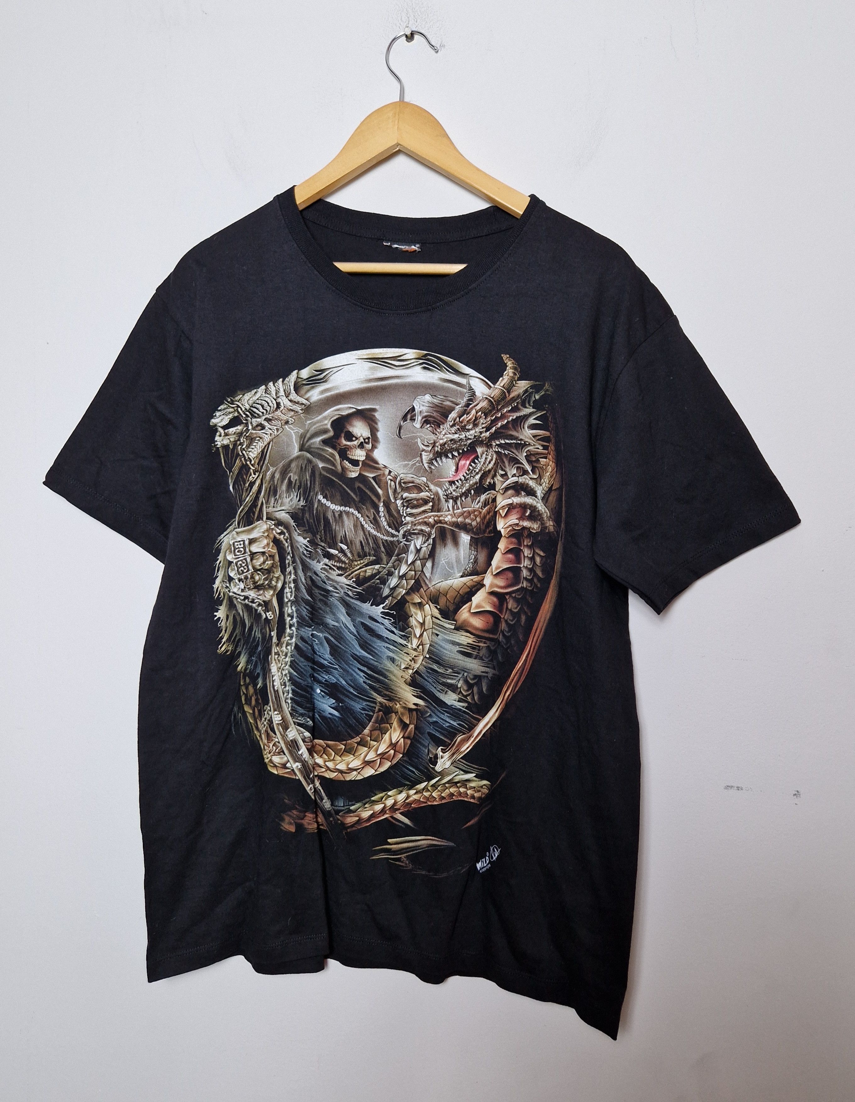 Band Tees vintage dragon printed t-shirt rock metal darkness vampire Size US L / EU 52-54 / 3 - 3 Thumbnail
