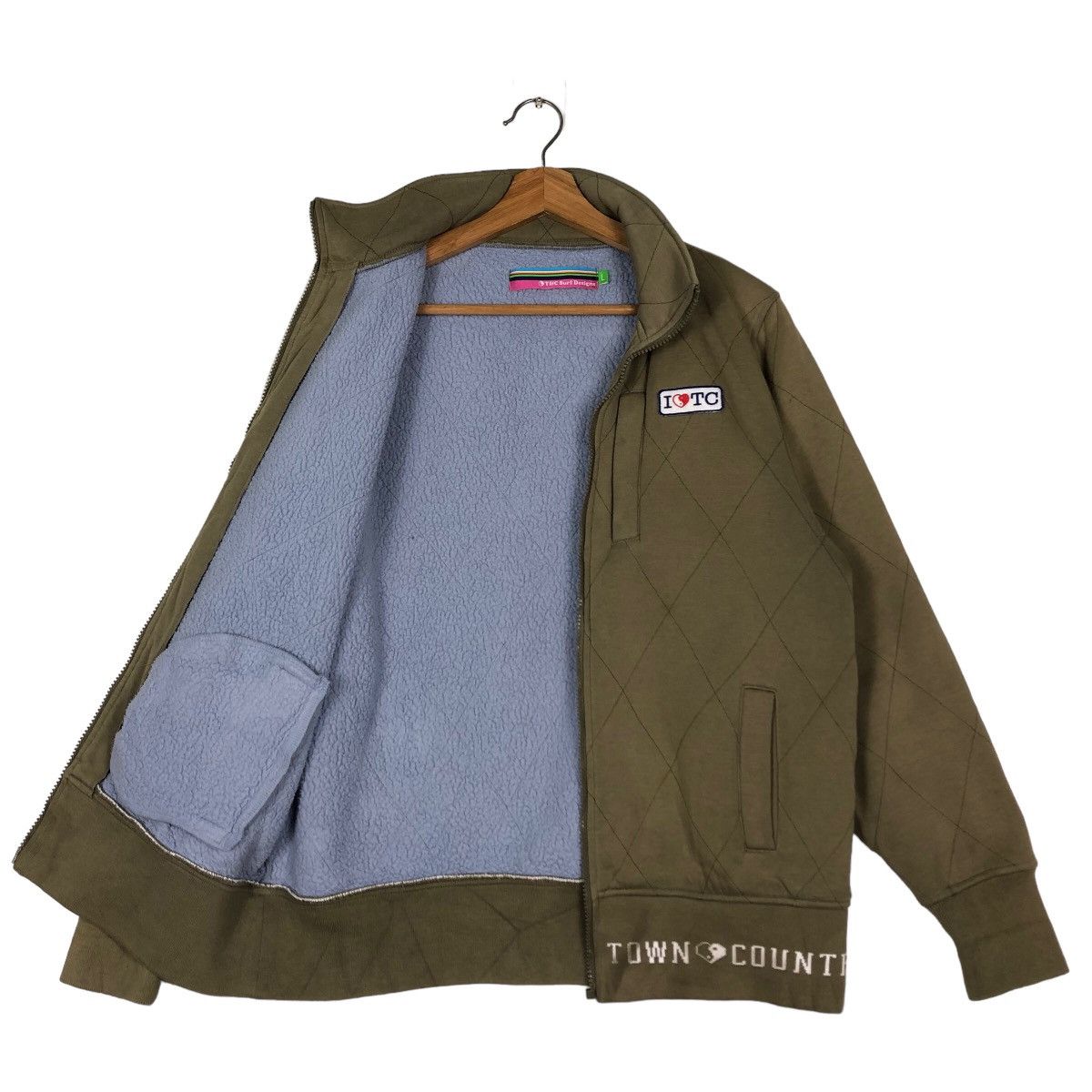 Japanese Brand 🔥Vtg Bomber Jacket Surf Zipper Big Logo Size US M / EU 48-50 / 2 - 9 Thumbnail