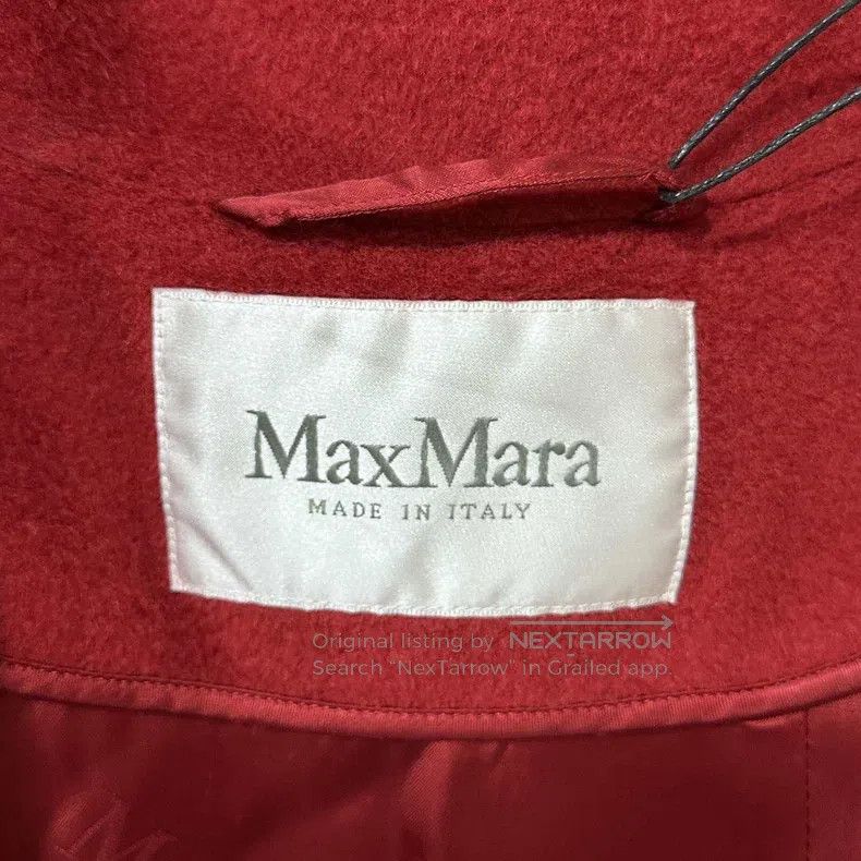 Max Mara Max Mara Red Coat Jacket Size S / US 4 / IT 40 - 5 Thumbnail
