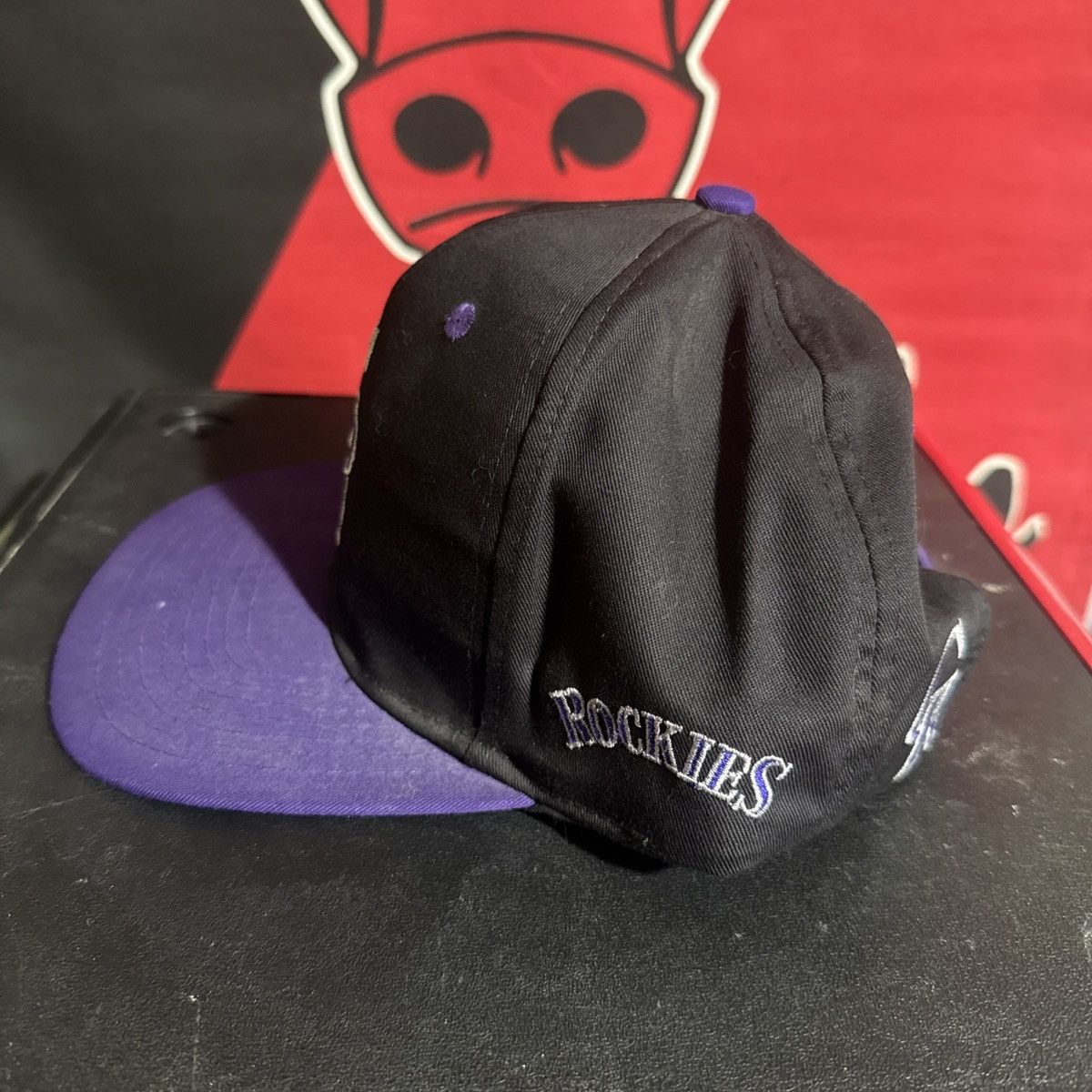 Other VTG Colorado Rockies Snapback Hat Black MLB Twins Enterprise Size ONE SIZE - 2 Thumbnail